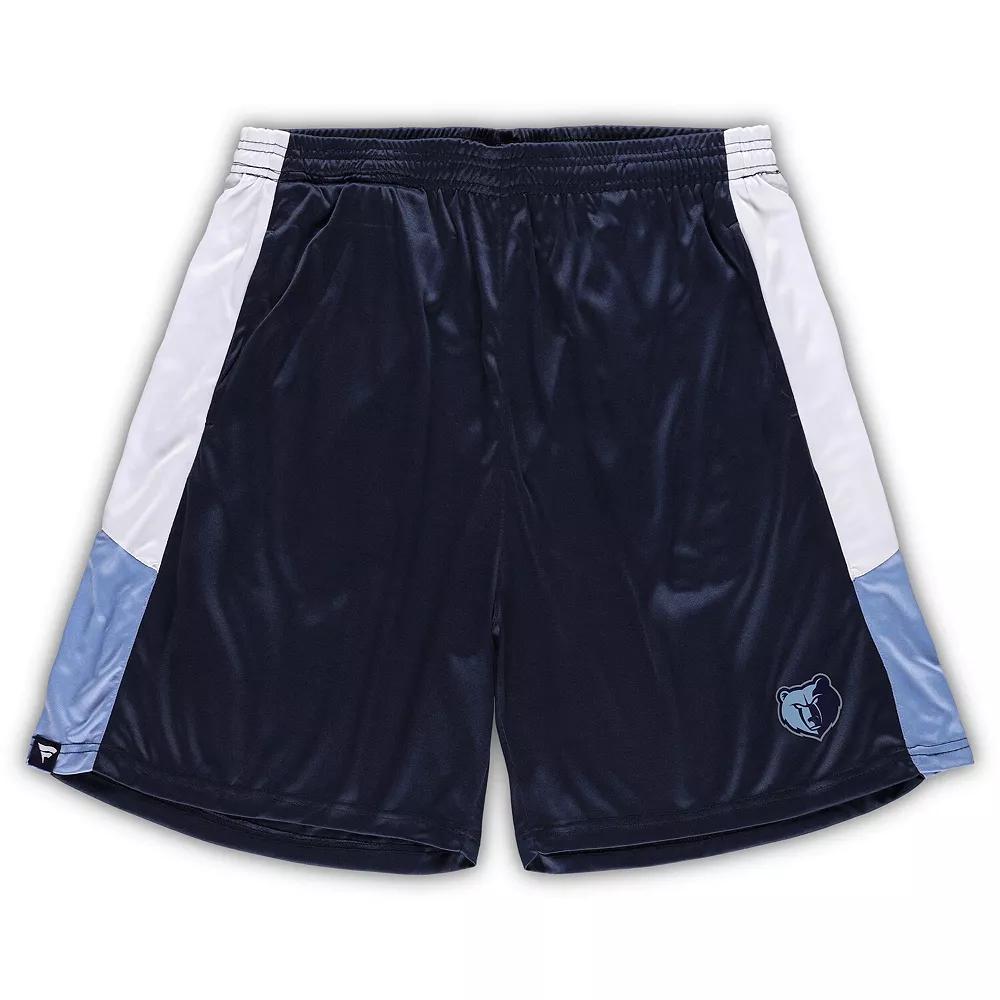 Men's Fanatics Branded Navy Memphis Grizzlies Big & Tall Champion Rush Practice Shorts, Size: 2XB, Grz Blue Product Image