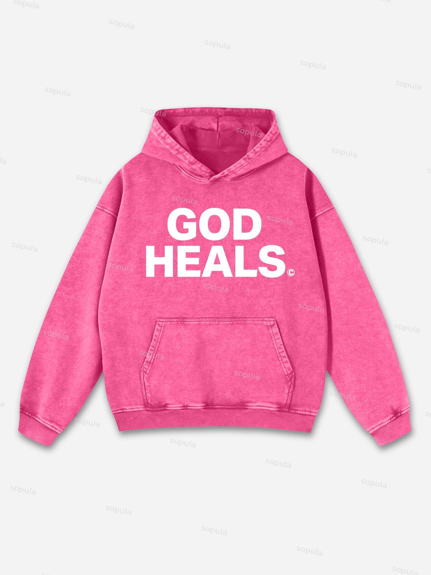 Vintage Butterfly Graphic Washed Hoodie Product Image
