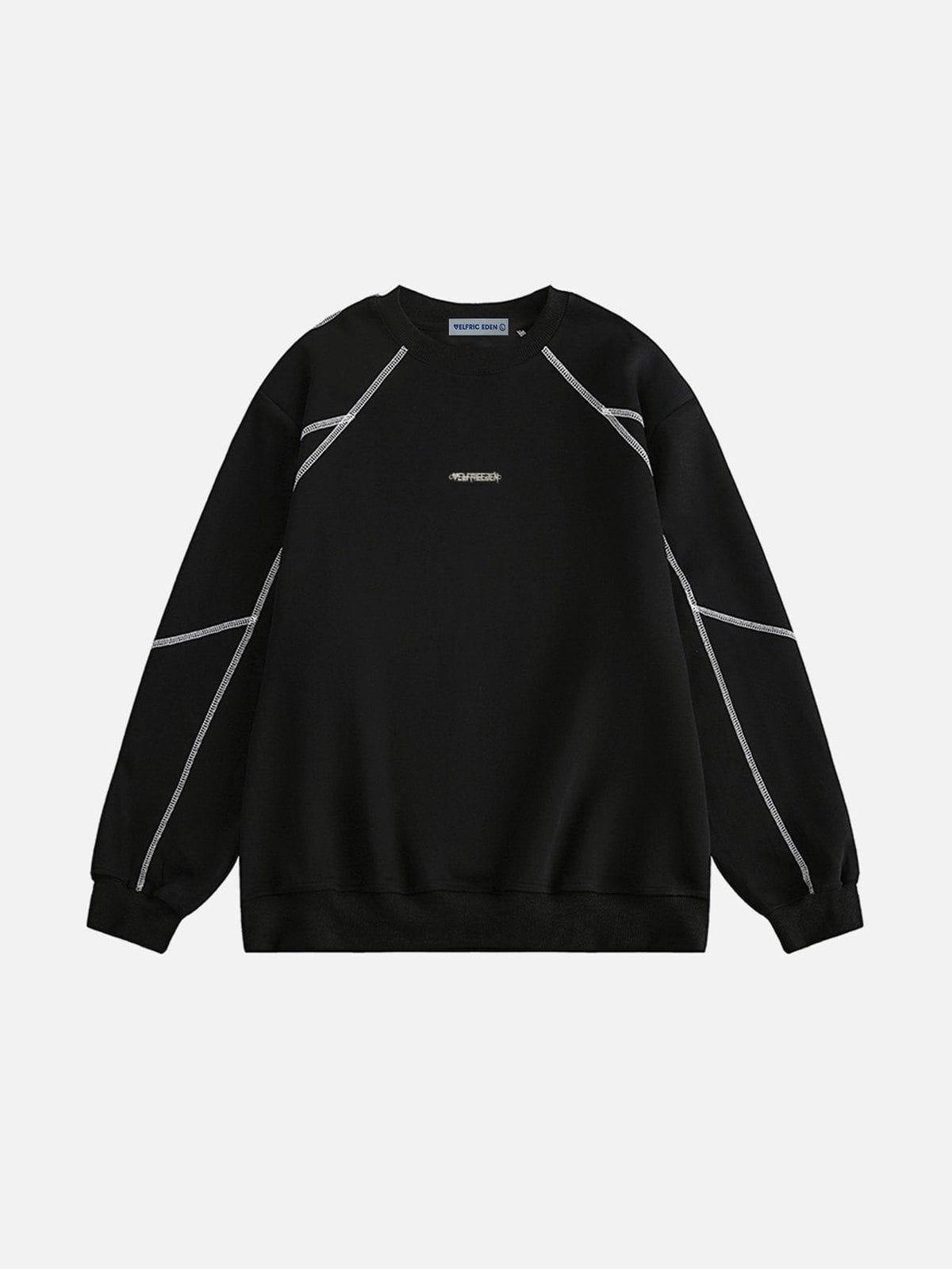 Aelfric Eden Line Patchwork Sweatshirt Product Image