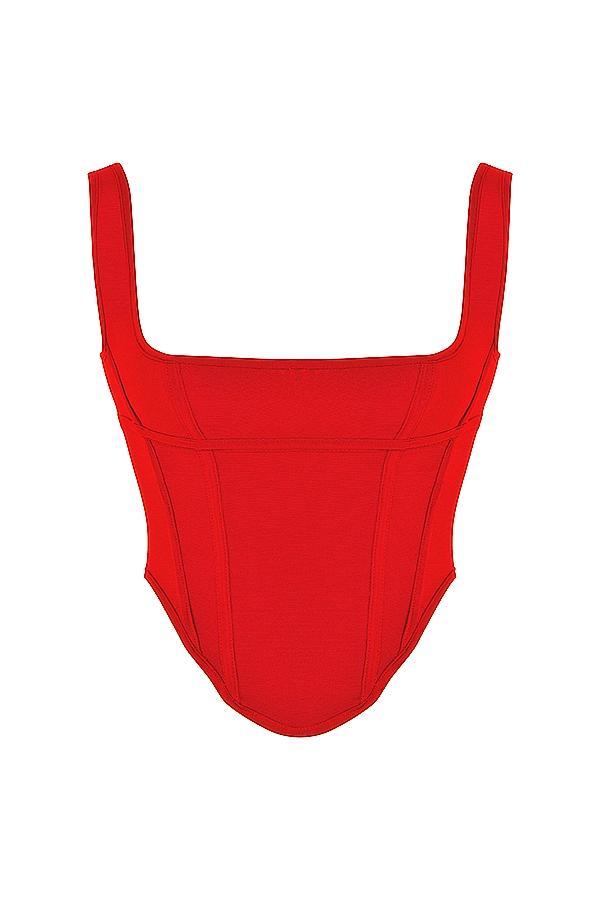 Edetta Scarlet Mesh Corset Product Image