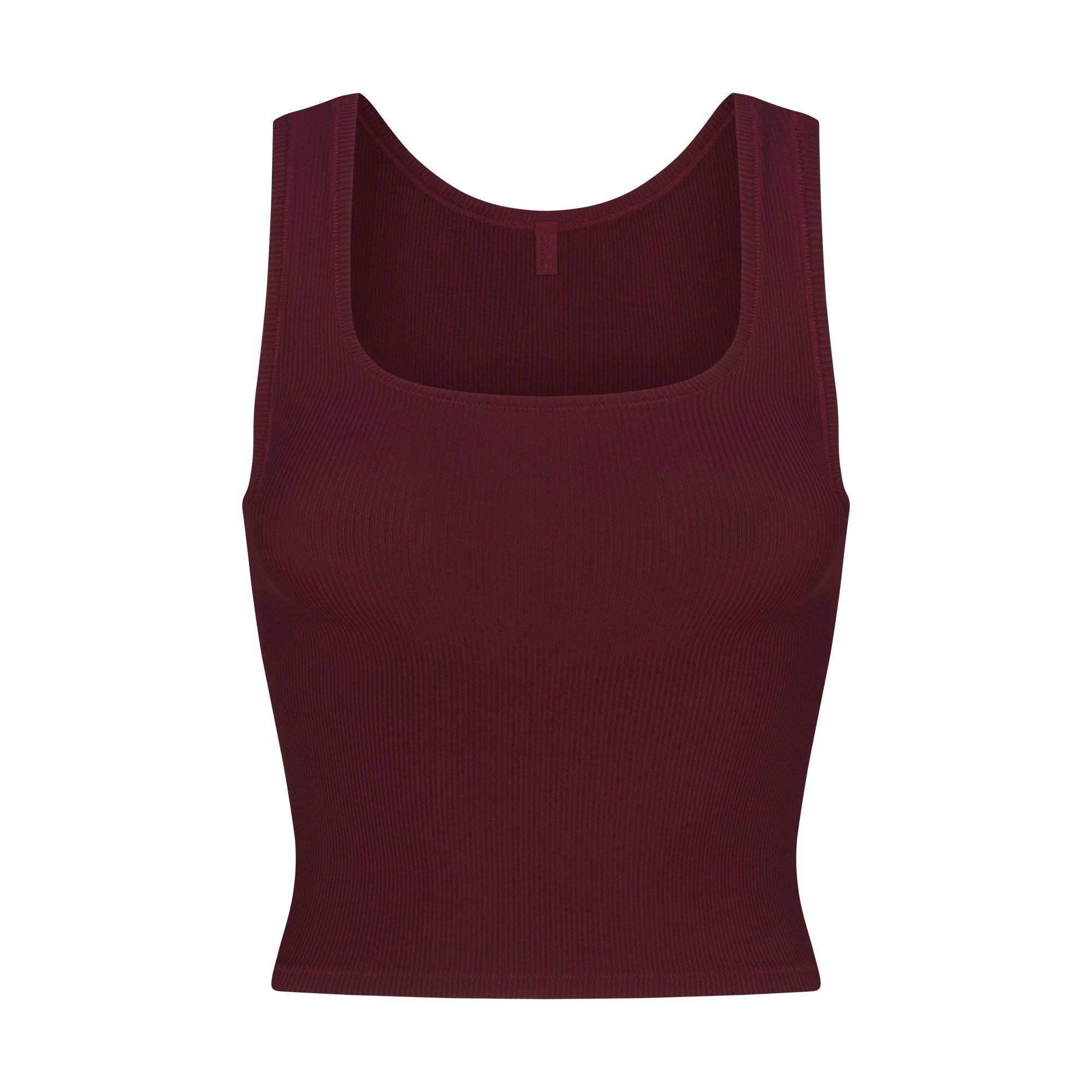 SOFT LOUNGE TANK | BORDEAUX Product Image