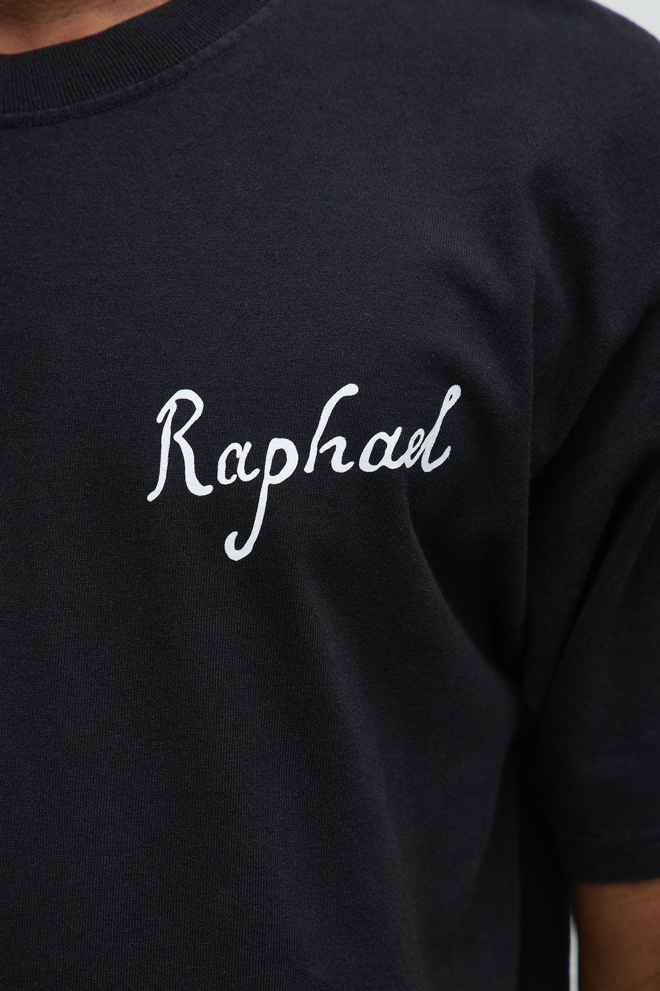 Raphael The School Of Athens Oversized Short Sleeve Tee - Black Product Image