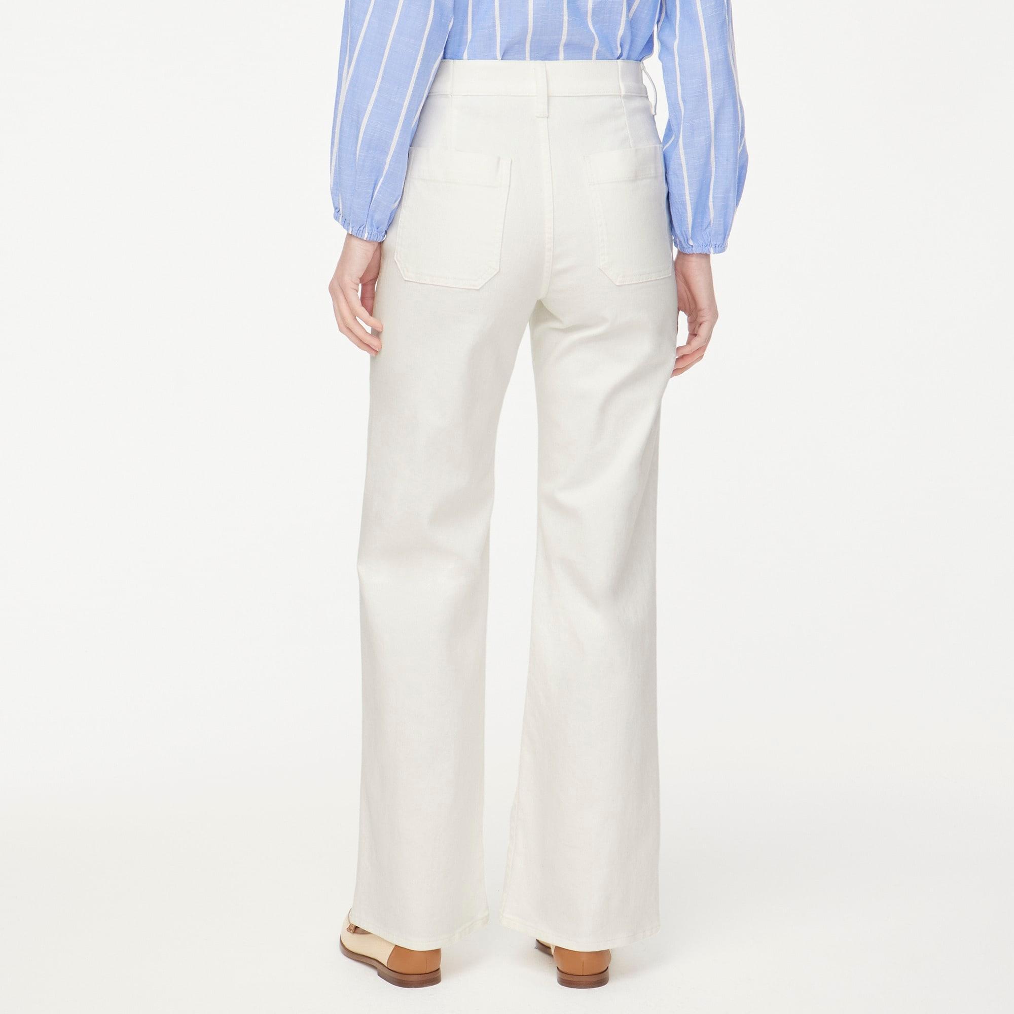 Slim wide-leg sailor jean in all-day stretch Product Image