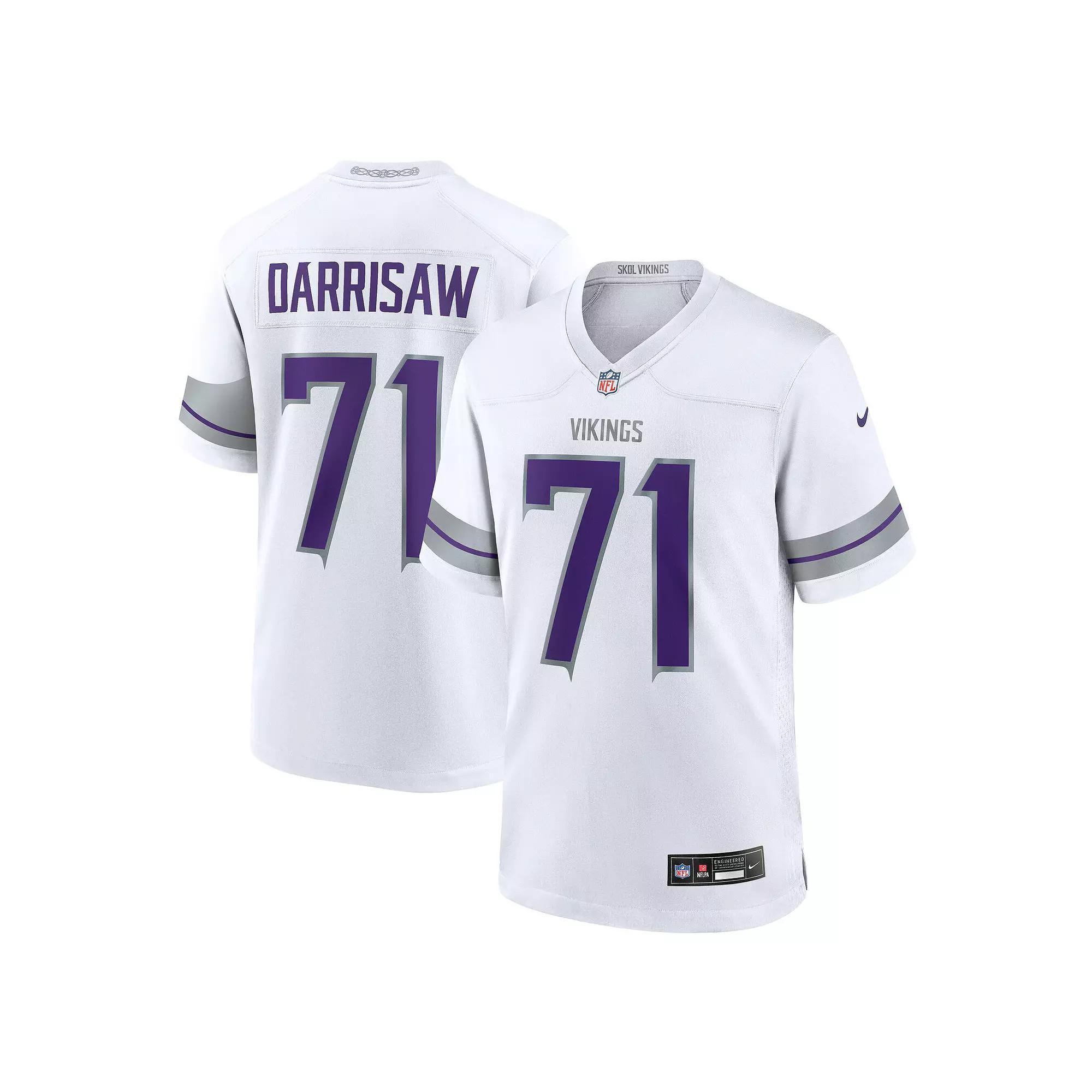 Men's Nike Christian Darrisaw White Minnesota Vikings Alternate Game Jersey, Size: Medium Product Image