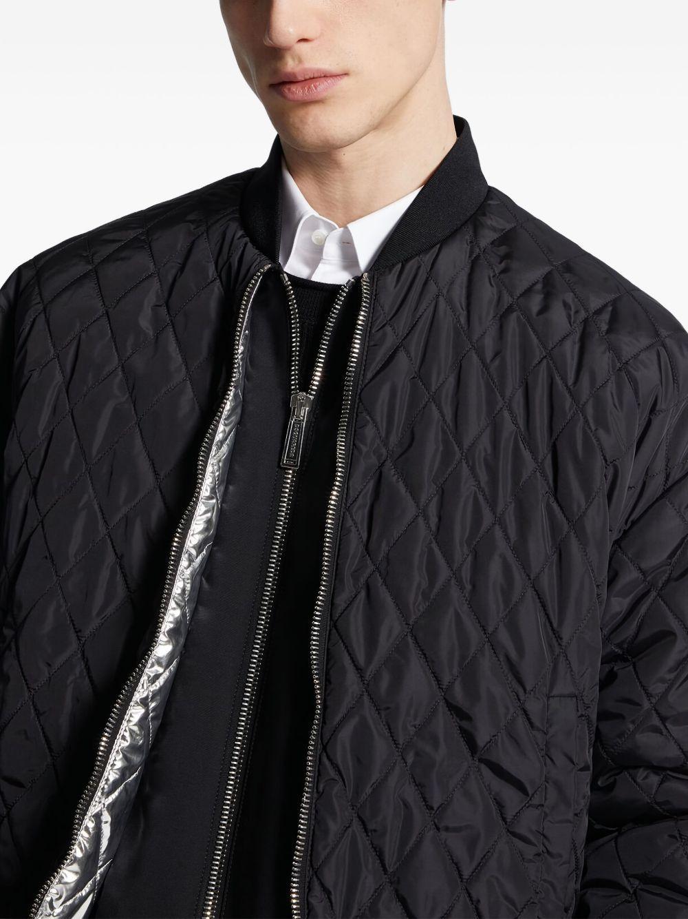 quilted bomber jacket Product Image
