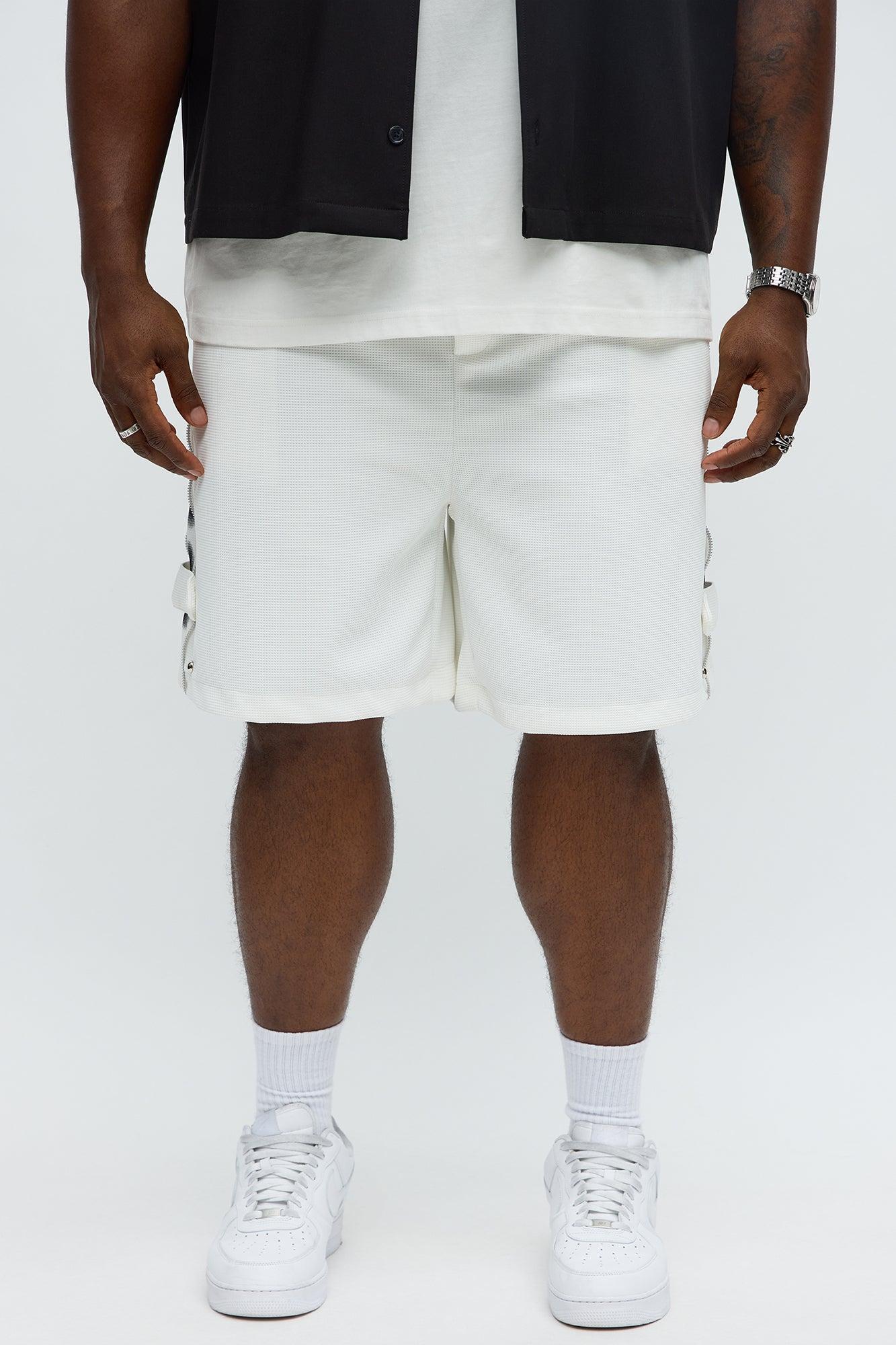 Relaxed Bright Stars Shorts - White Product Image