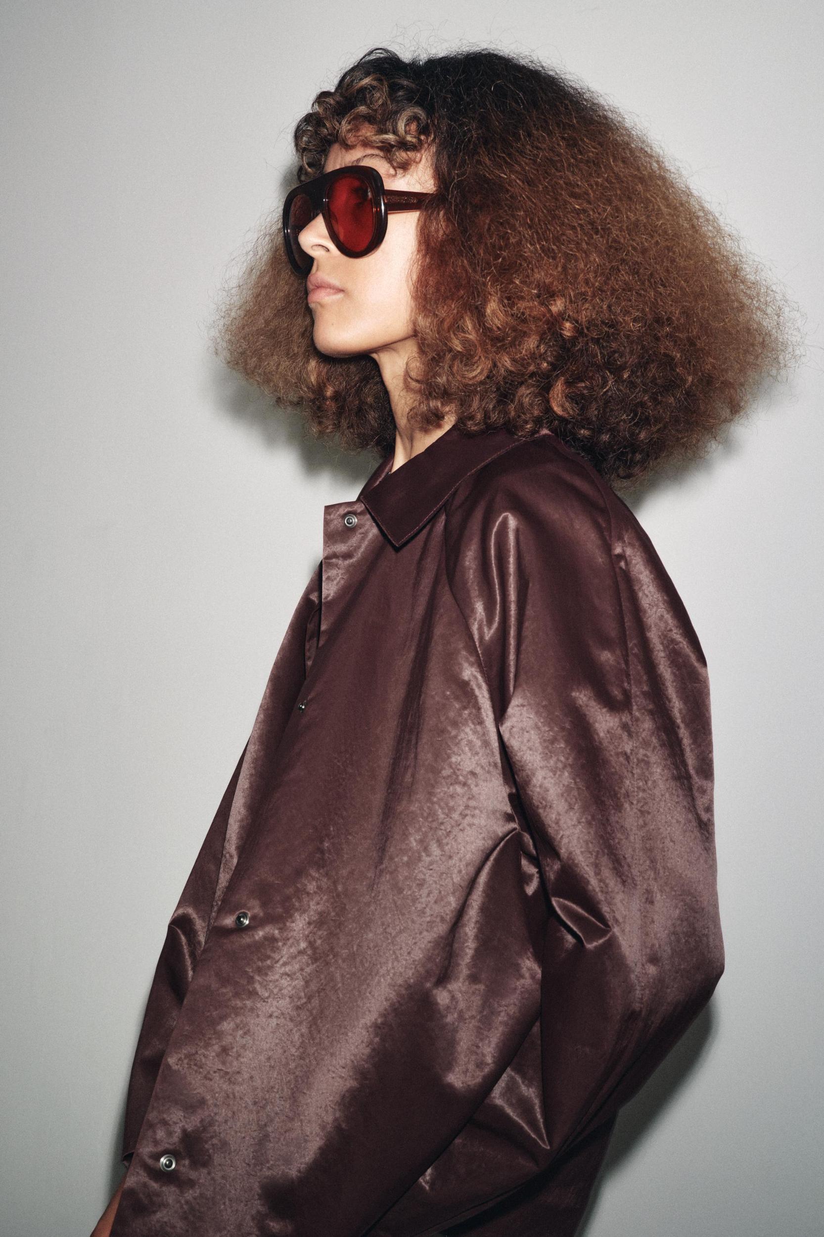 ZW COLLECTION SATIN JACKET Product Image