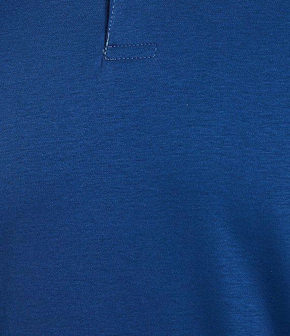 Murano Liquid Luxury Slim Fit Solid Interlock Short Sleeve Polo Shirt Product Image