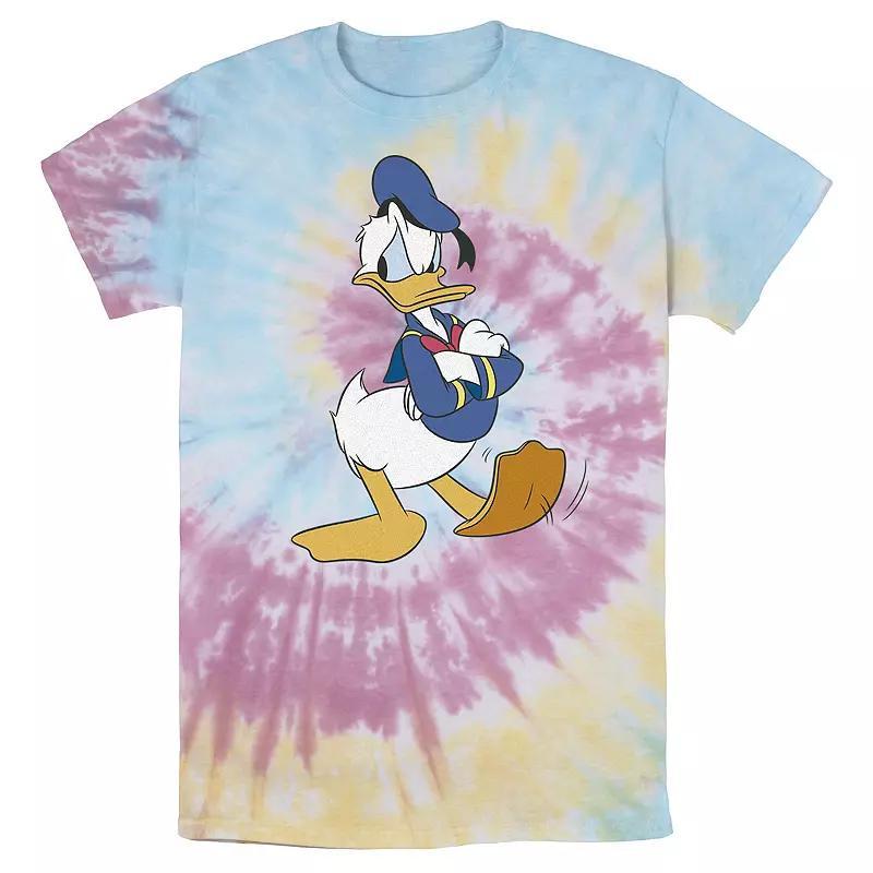Men's Disney Donald Duck Traditional Pose Wash Tee, Size: Small, White Blue Product Image