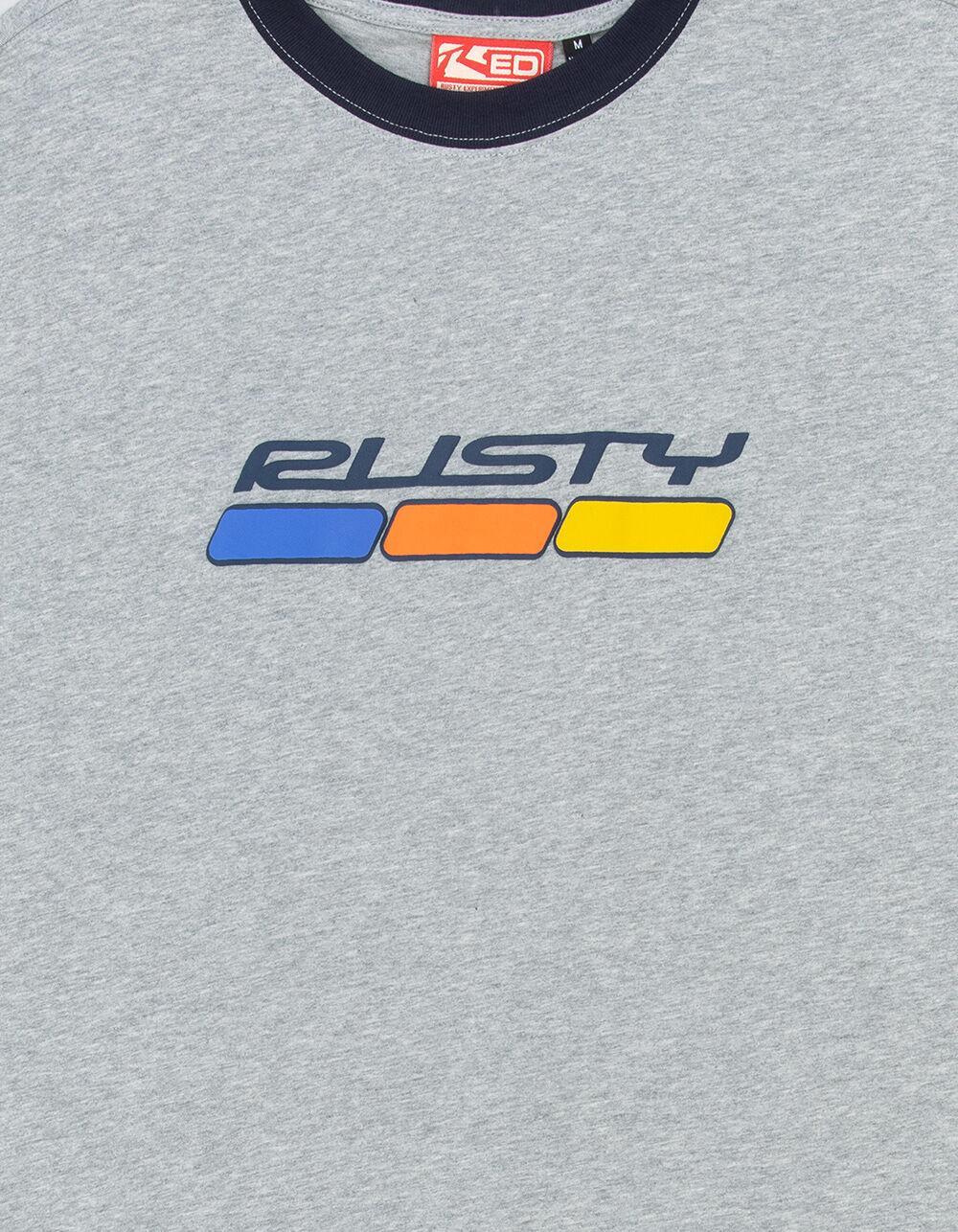 RUSTY Lights Out Mens Ringer Tee Product Image
