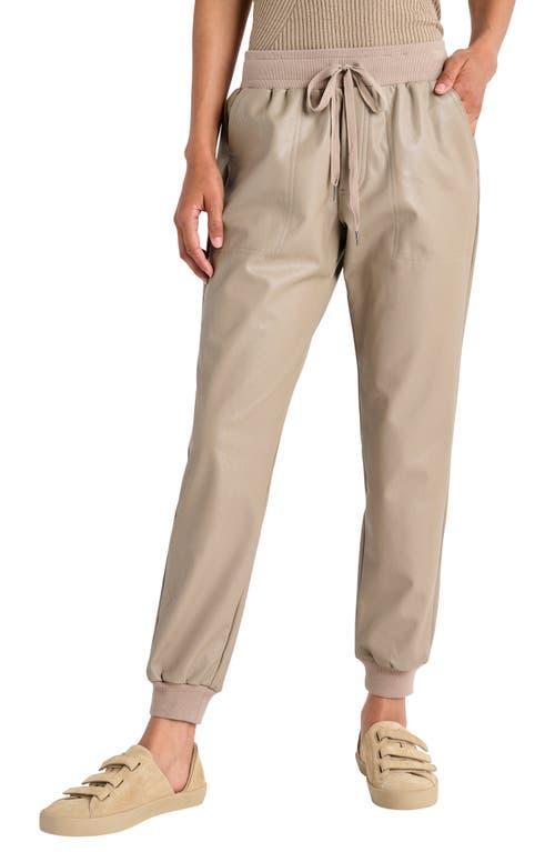 Splendid Leather Joggers Women's Casual Pants Product Image