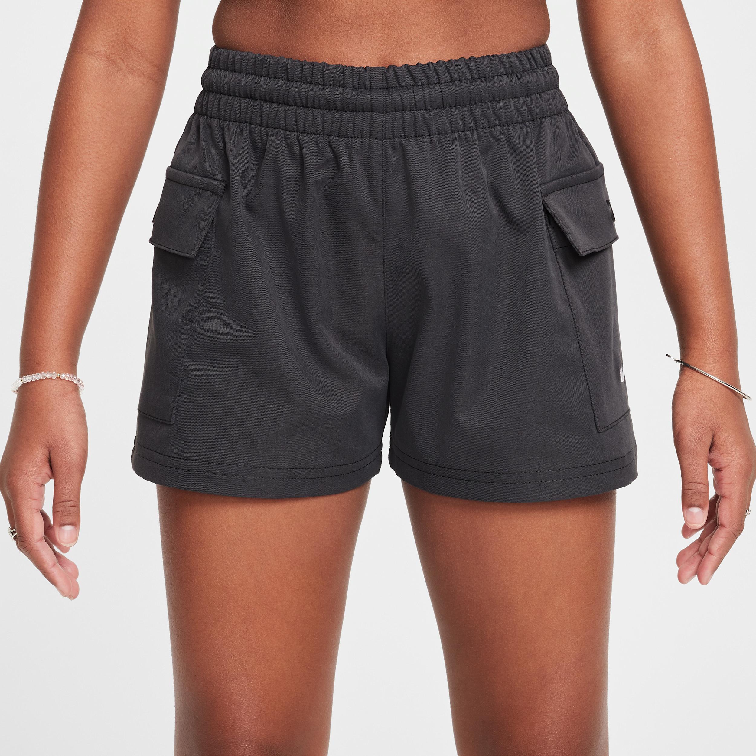 Unisex Nike Sportswear Girls' Woven Cargo Shorts Product Image