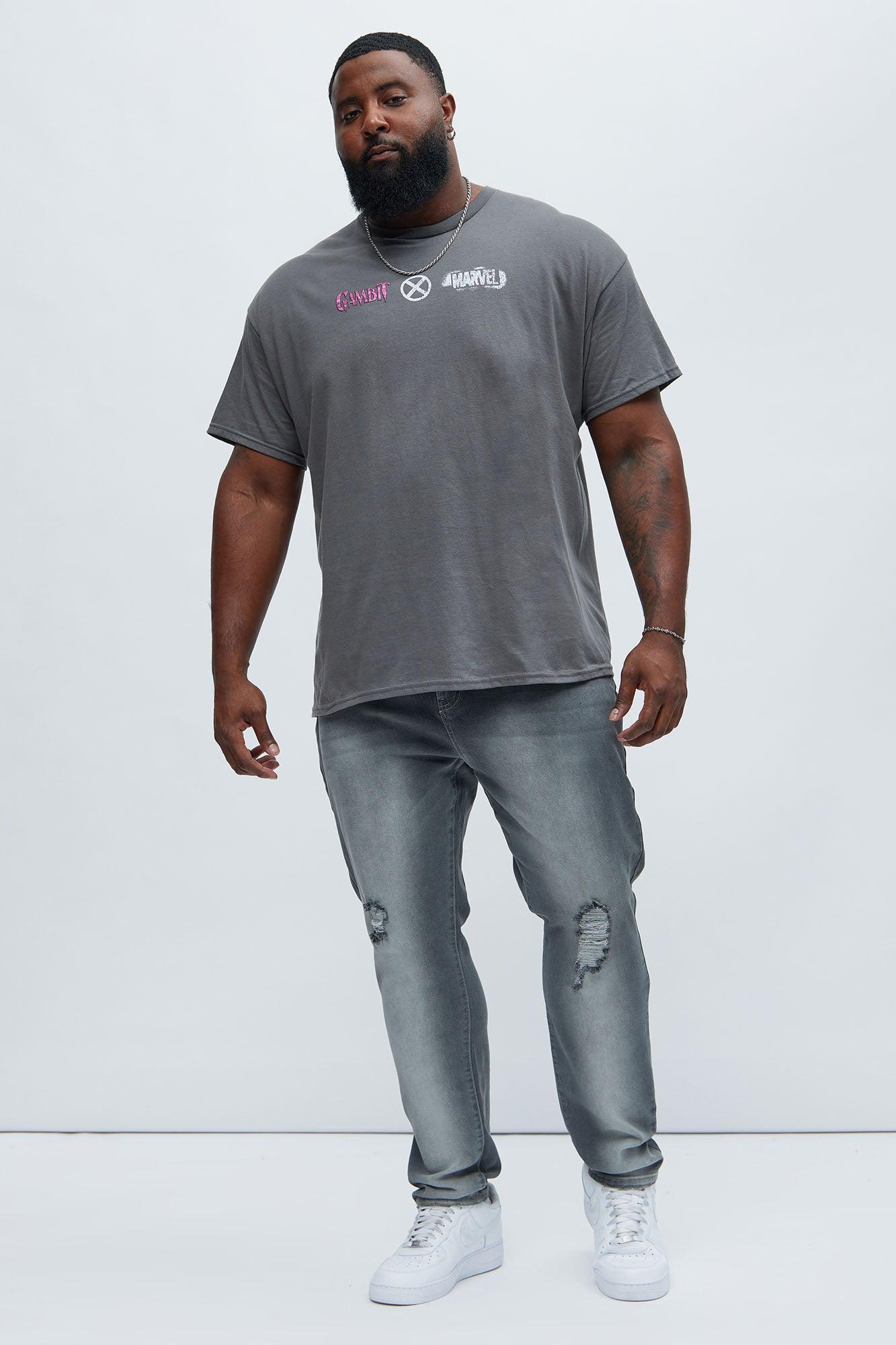 Take No L's Skinny Jean - Grey Product Image