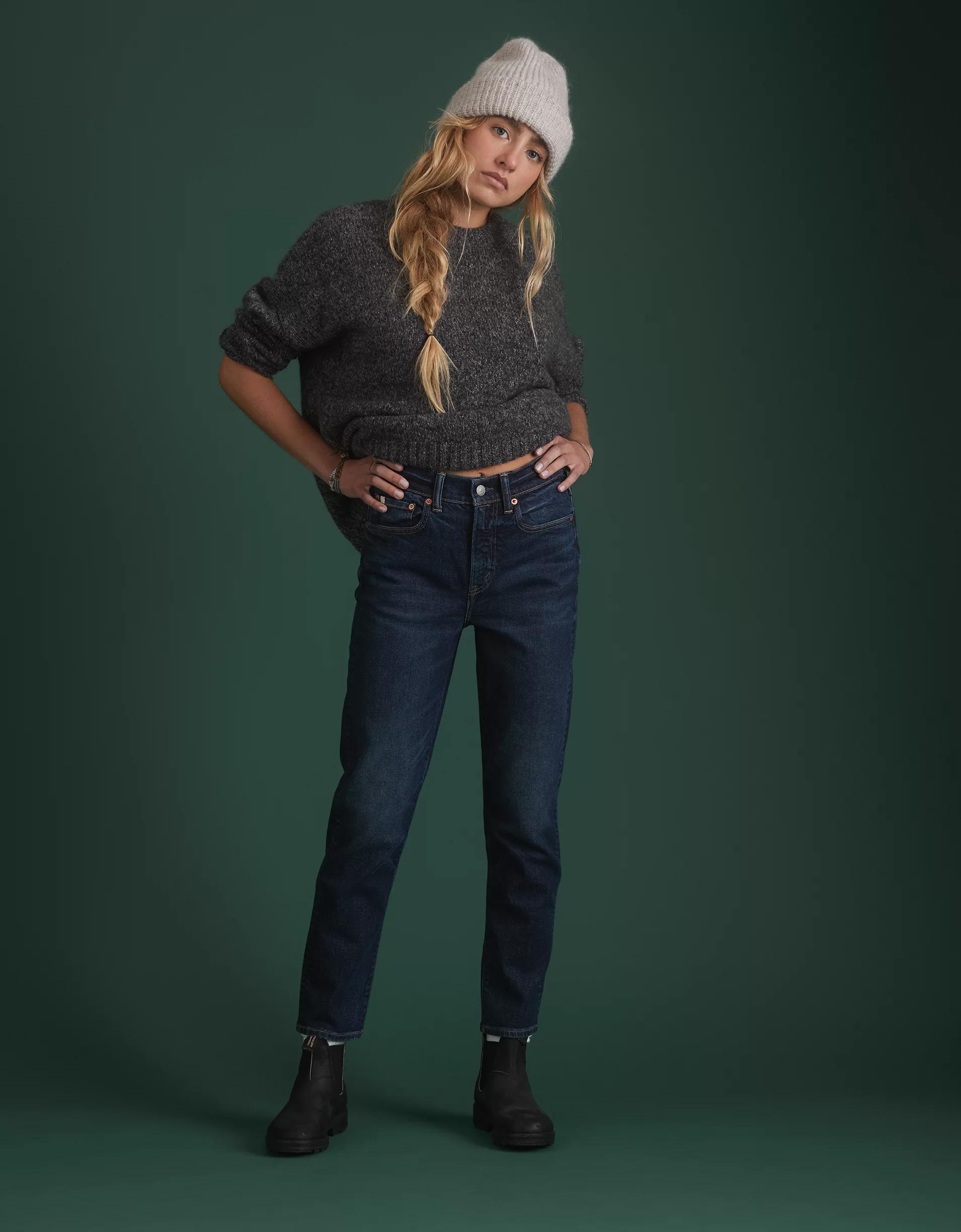 AE77 Premium Mom Jean Product Image