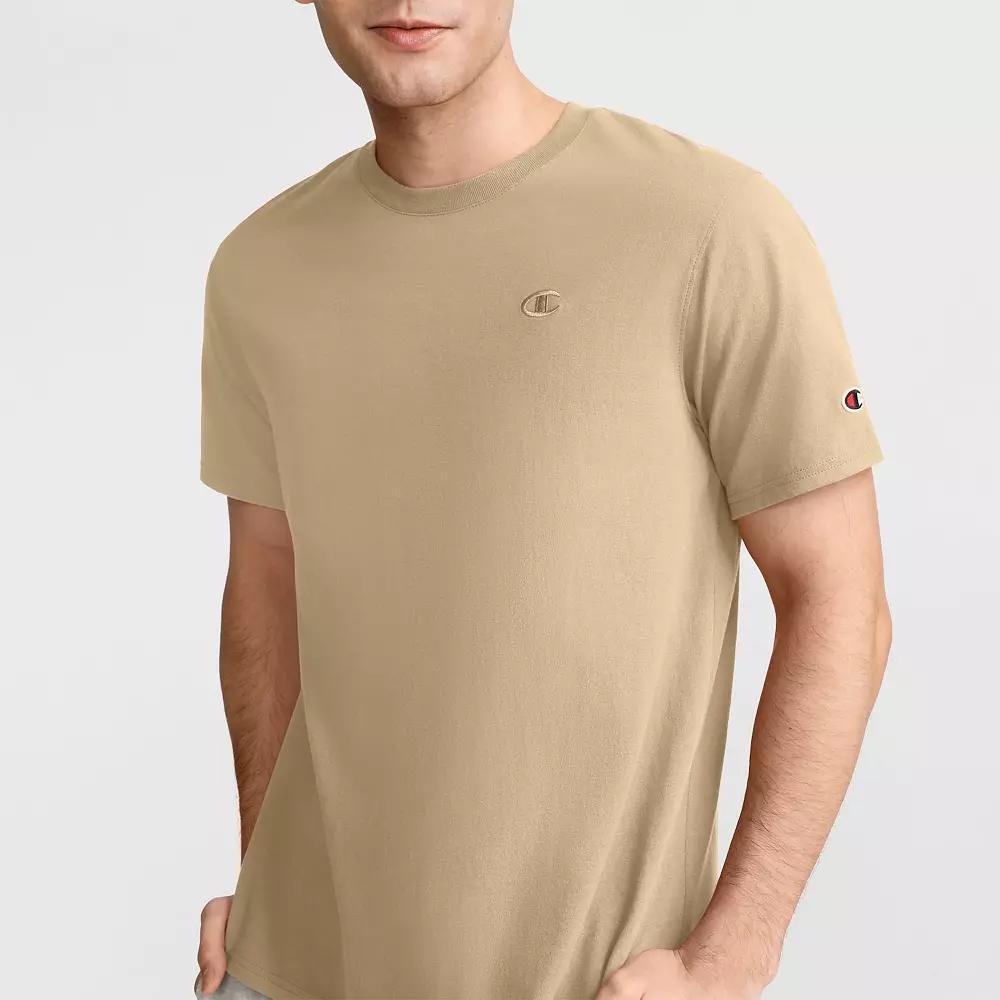 Mens Champion Classic Jersey Tee Granite Grey Product Image