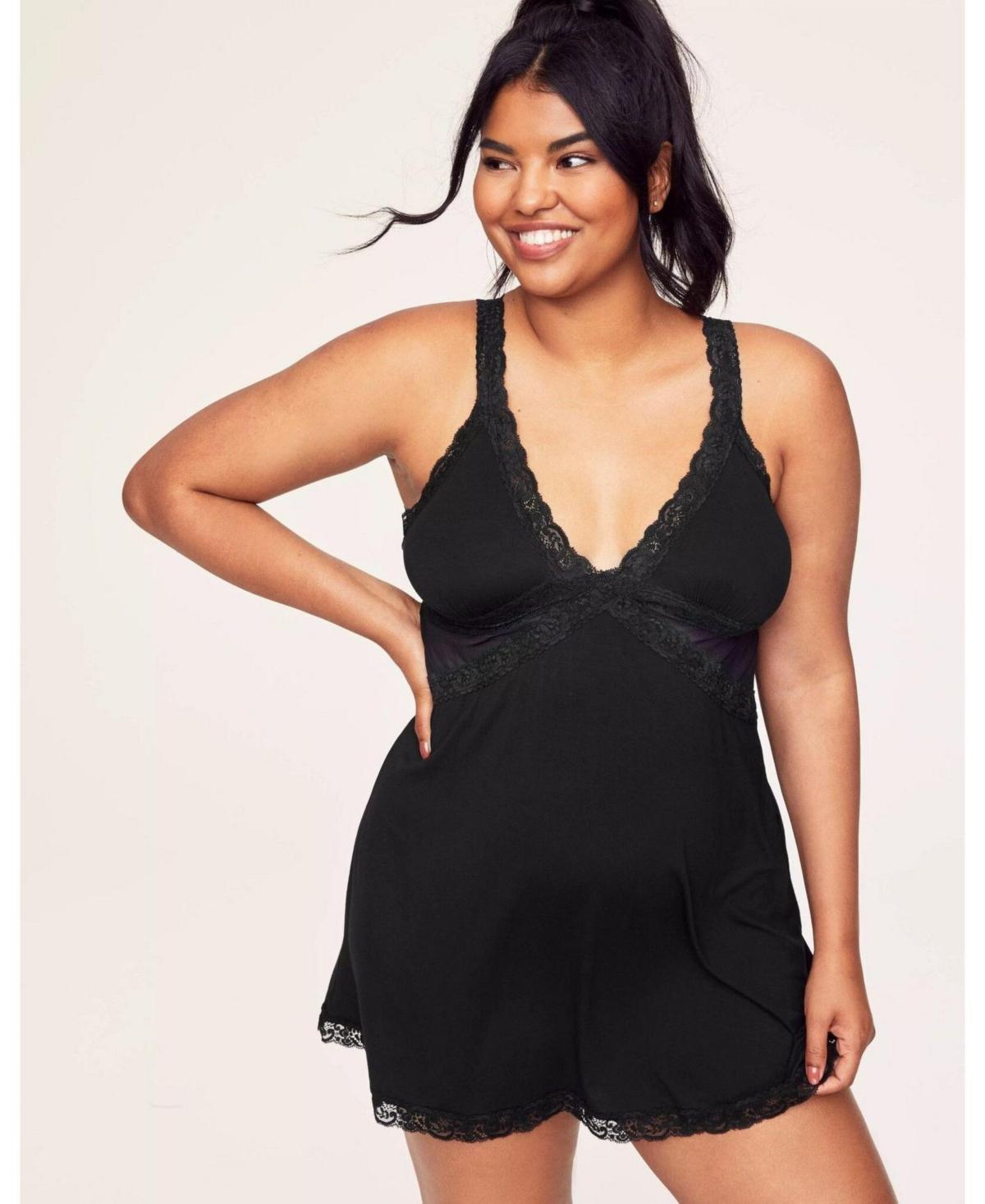 Adore Me Primrosa Womens Plus-Size Slip Dress Product Image