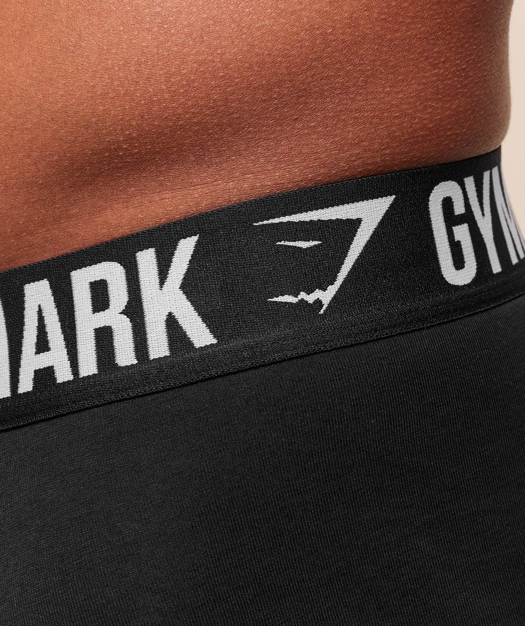 Gymshark Boxer Brief 7PK - Black Male Product Image