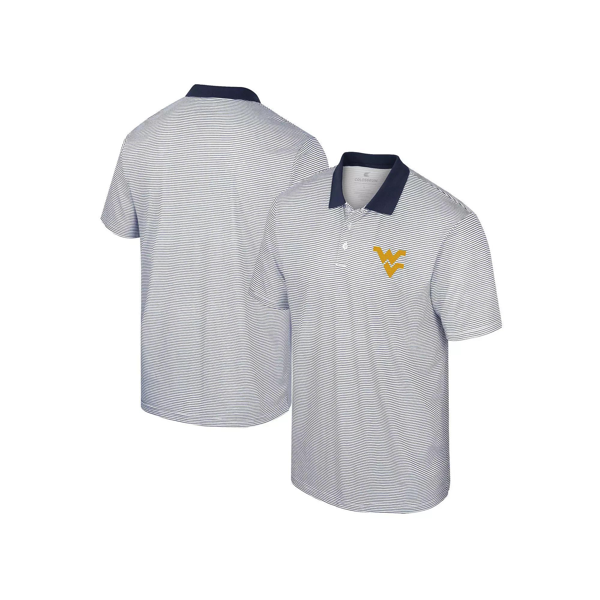 Men's Colosseum White/Maroon Minnesota Golden Gophers Print Stripe Polo, Size: XXL Product Image