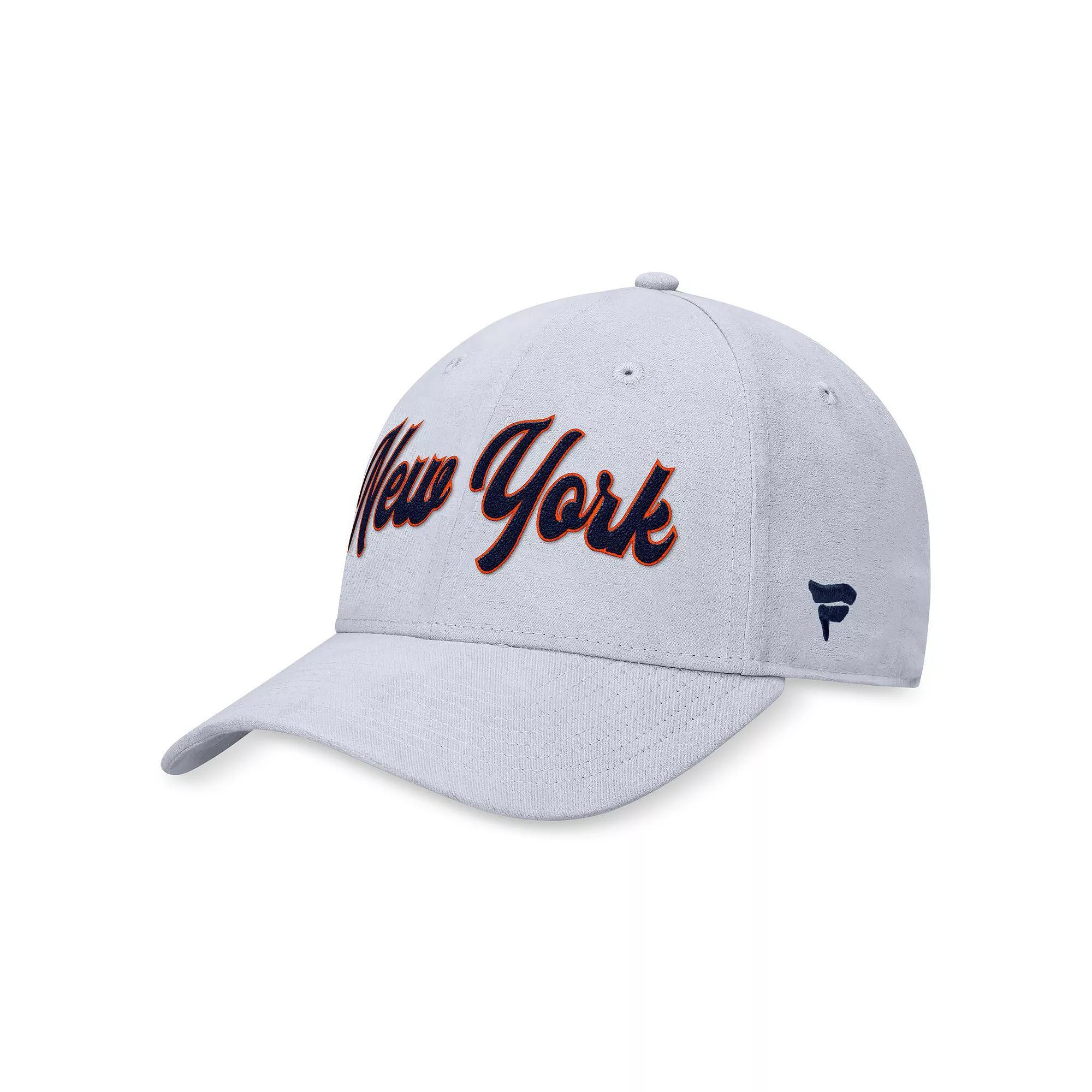 Men's Fanatics  Gray New York Islanders Heritage Adjustable Hat, Isl Grey Product Image