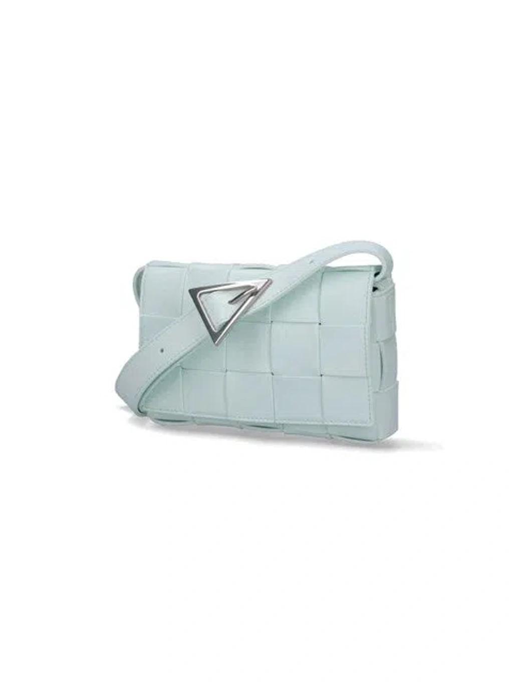 BOTTEGA VENETA Men Cassette Small Crossbody Bag In Green Product Image