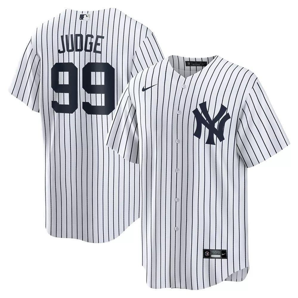 Men's Nike Aaron Judge White New York Yankees Home Replica Player Name Jersey, Size: Small Product Image