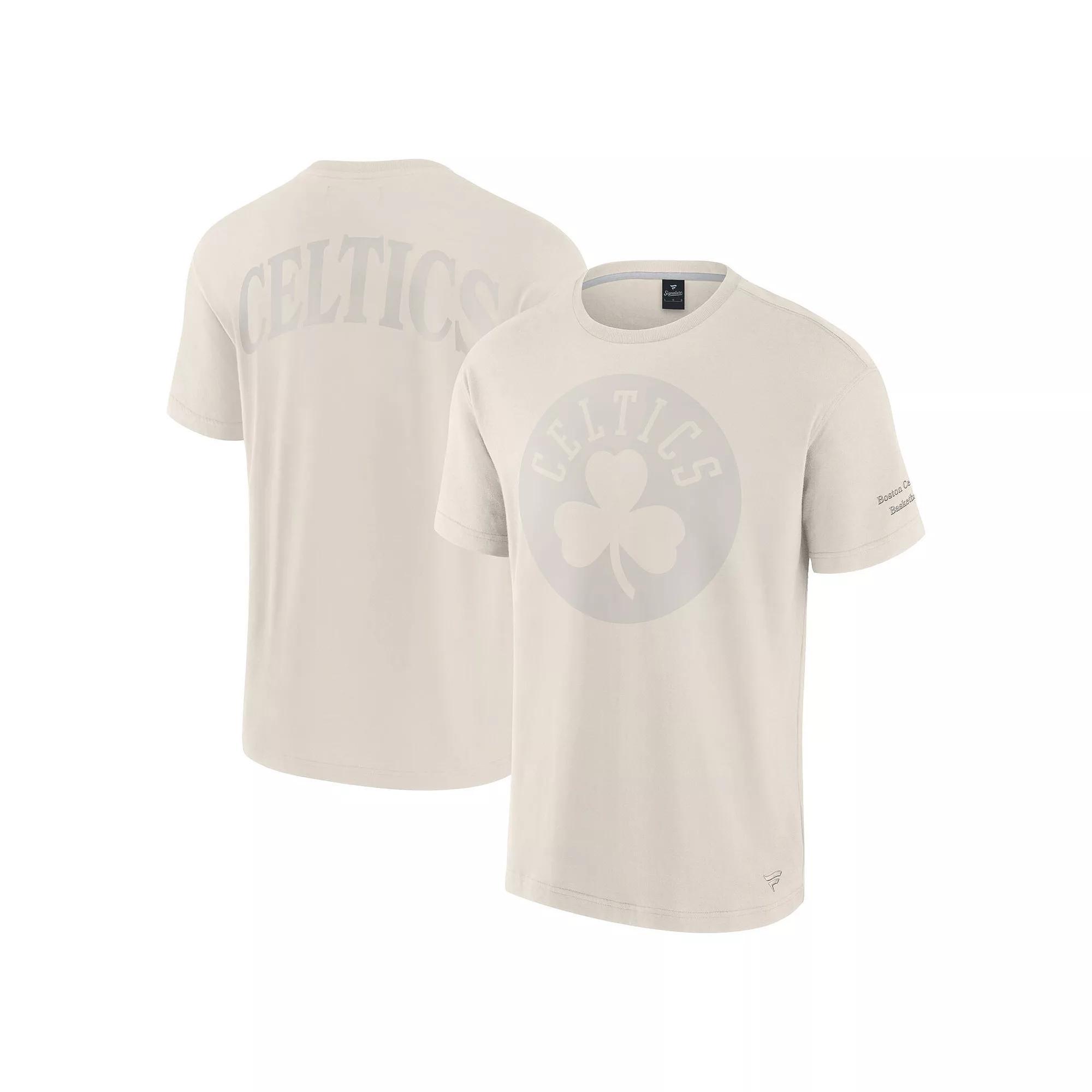 Men's Fanatics Cream Boston Celtics Elements Iconic T-Shirt, Size: 2XL, Beige Product Image