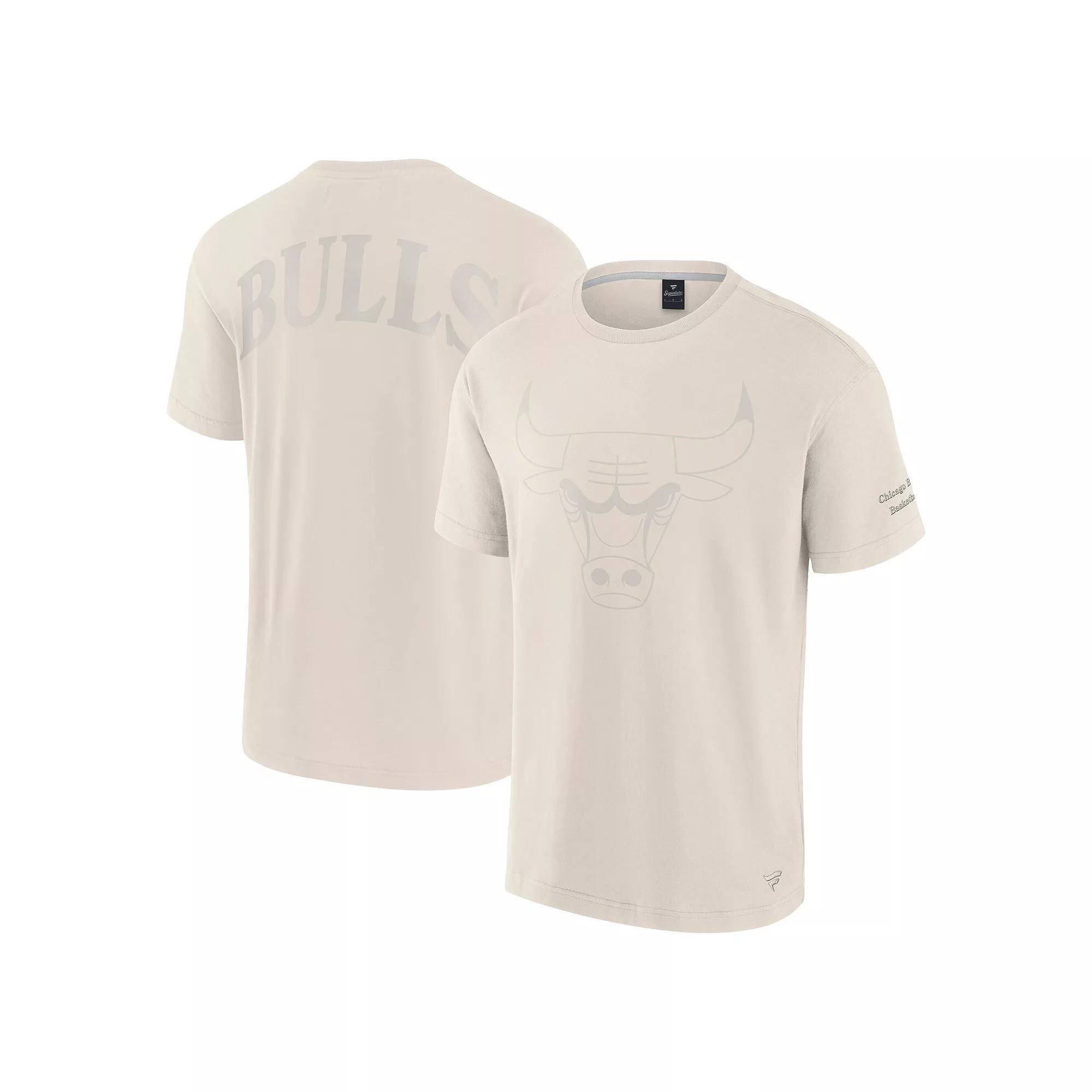 Men's Fanatics Cream Chicago Bulls Elements Iconic T-Shirt, Size: Large, Beige Product Image