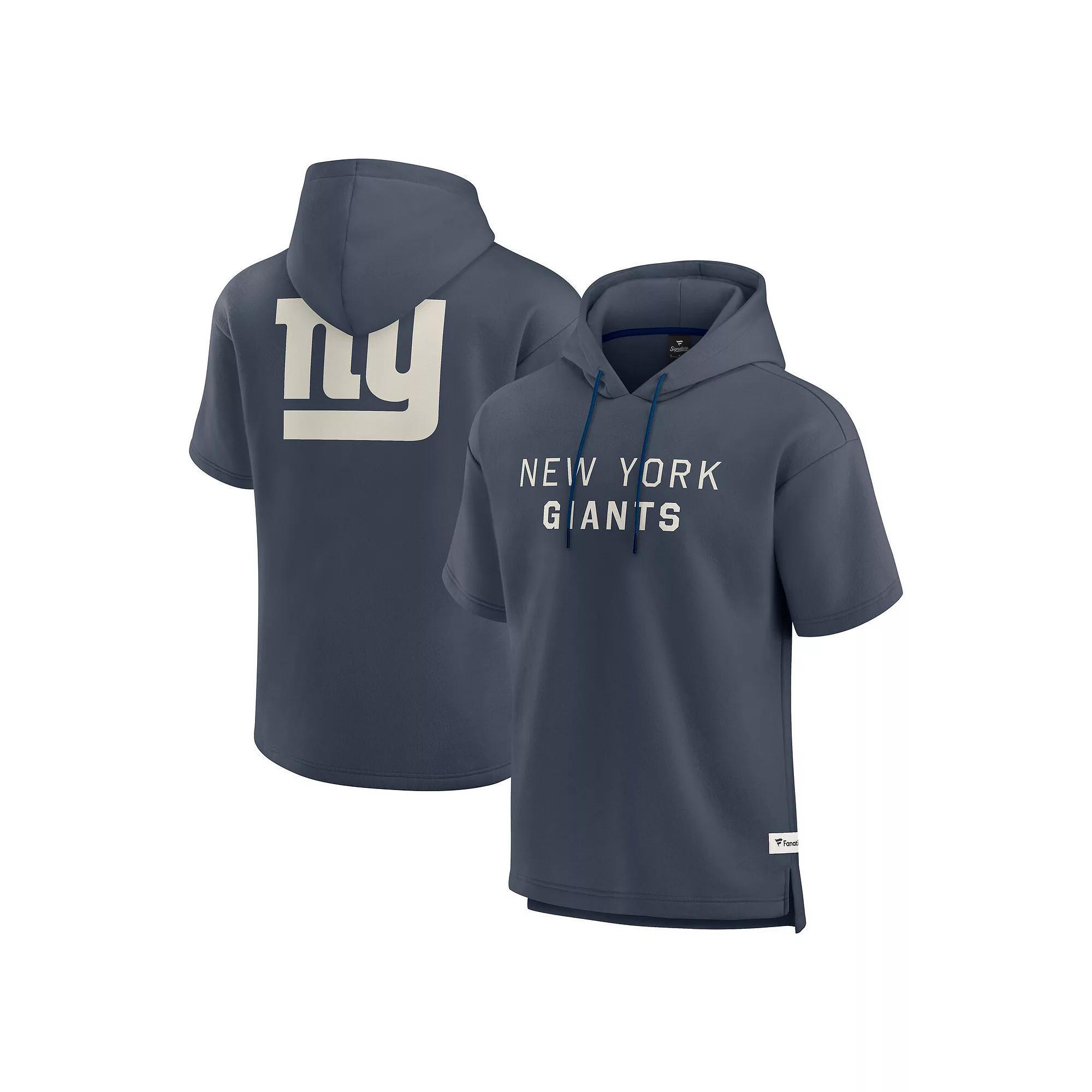 Men's Fanatics Navy Los Angeles Rams Elements Future Ground Lettering Short Sleeve Pullover Hoodie, Size: Medium, Blue Product Image