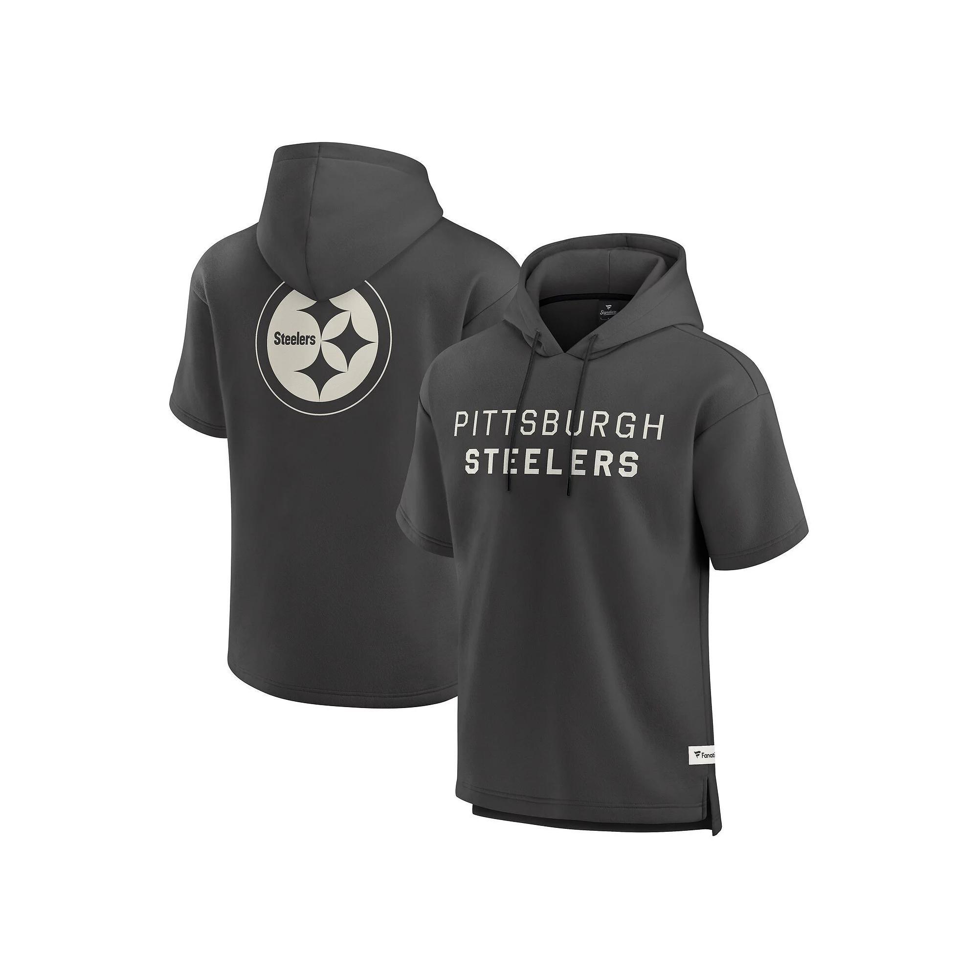 Men's Fanatics Navy Los Angeles Rams Elements Future Ground Lettering Short Sleeve Pullover Hoodie, Size: Medium, Blue Product Image