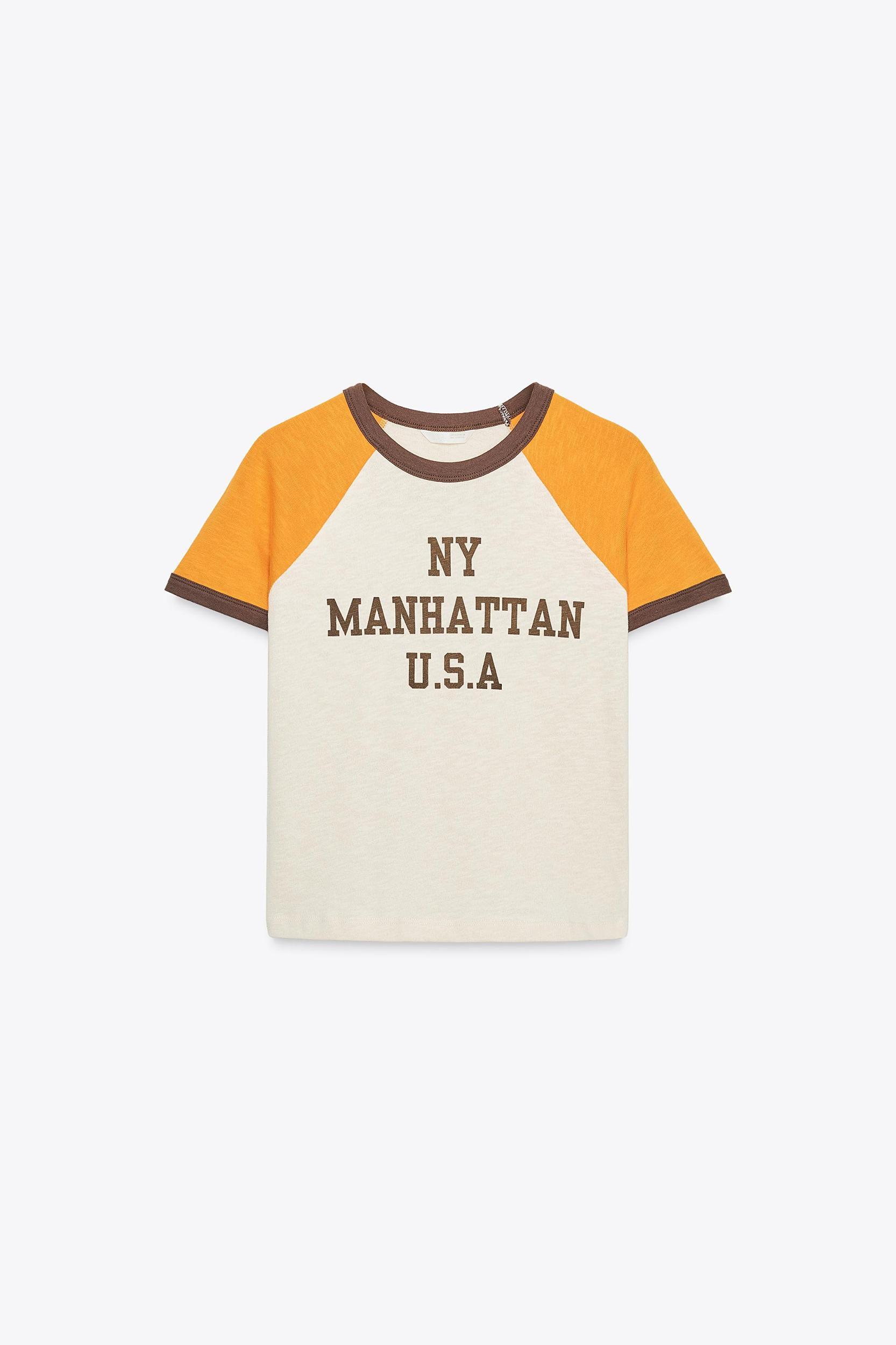TEXT RIB T-SHIRT Product Image