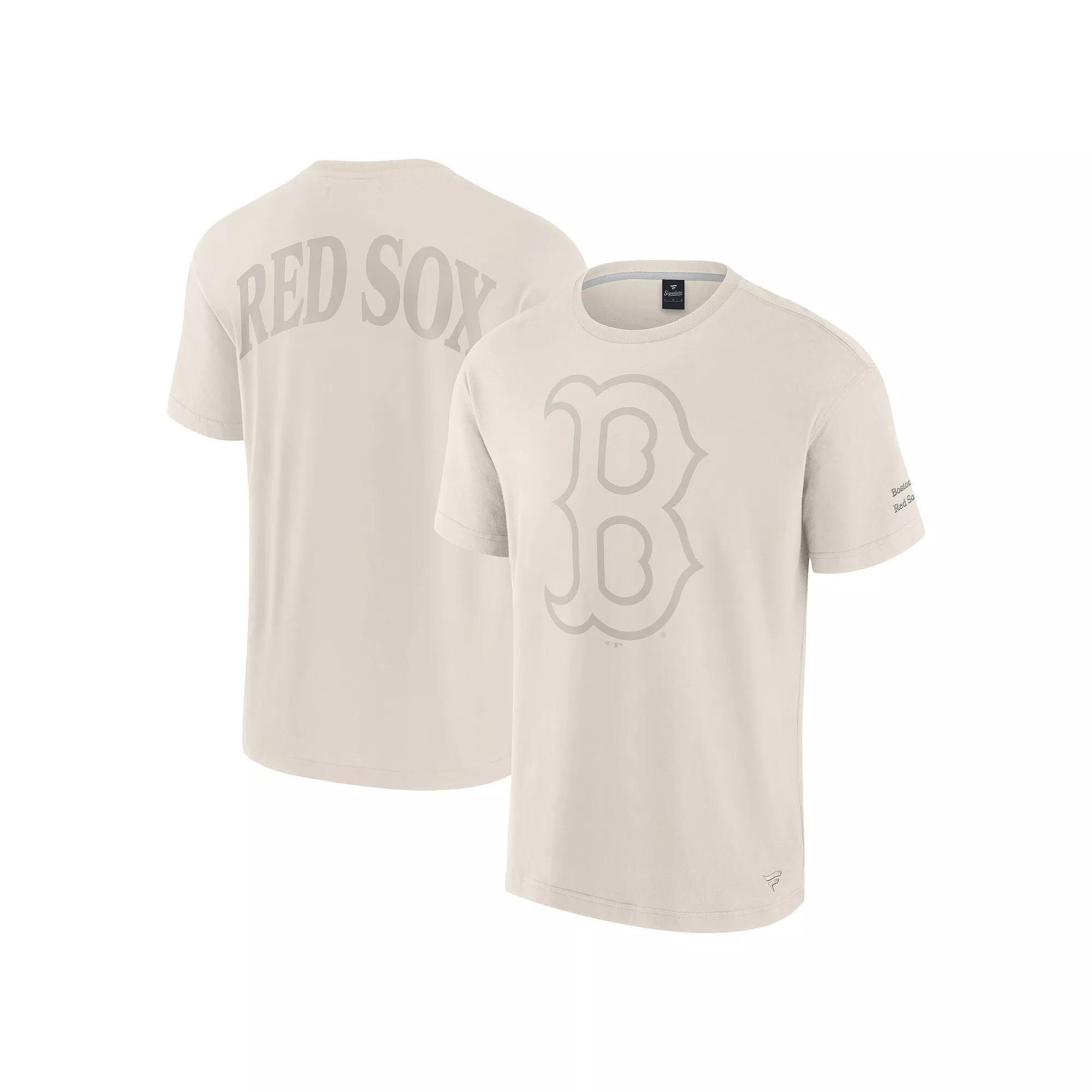 Men's Fanatics Cream Boston Red Sox Elements Iconic T-Shirt, Size: Medium, Beige Product Image