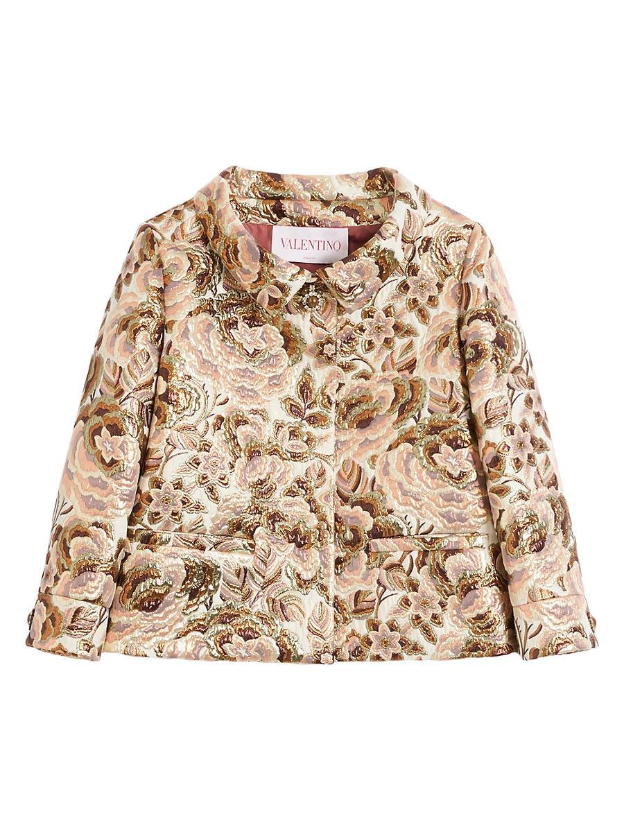 Womens Apres Lhiver Matelasse Rose Lurex Jacket Product Image