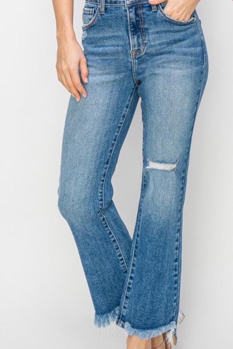 Christie Curvy Kick Flare Jeans Product Image