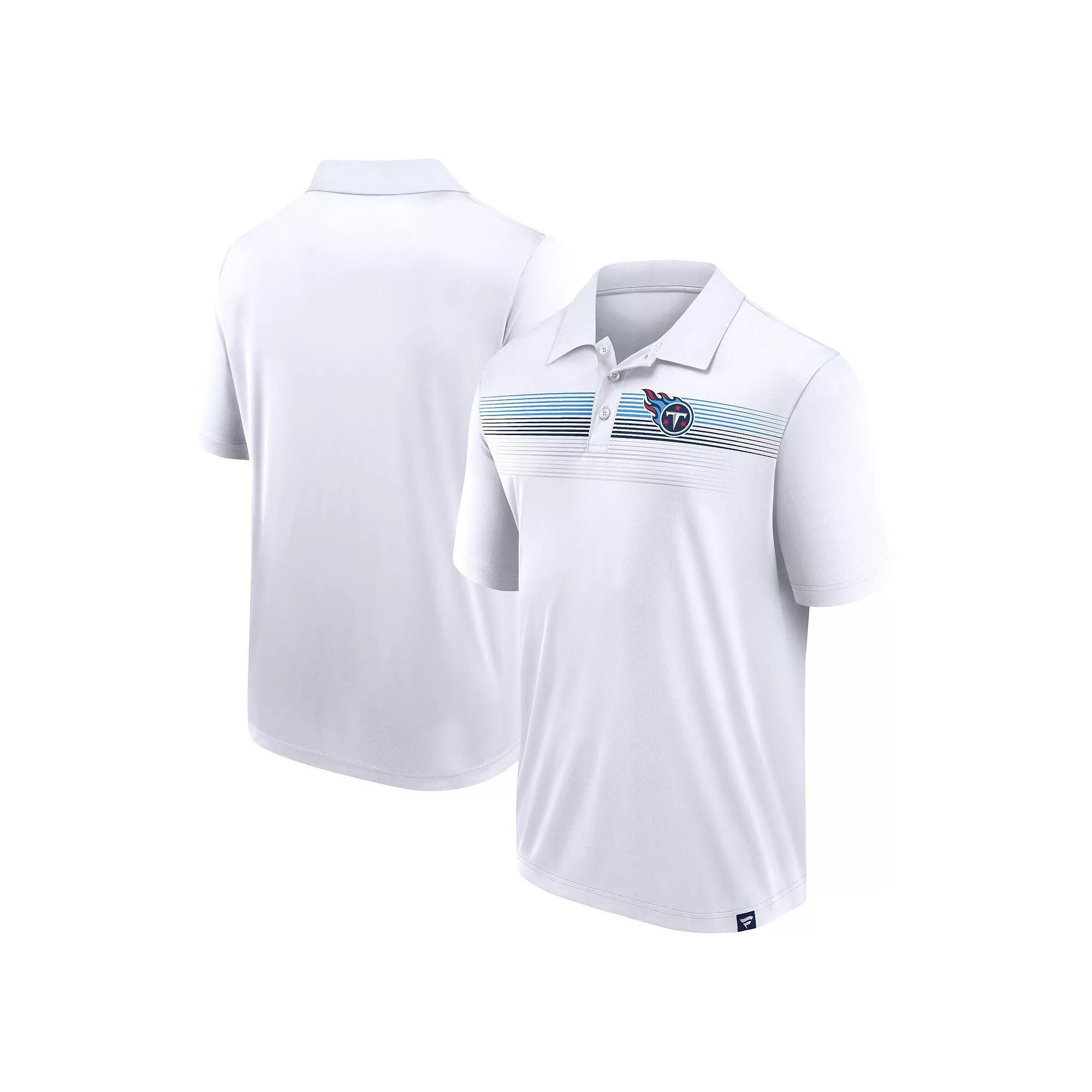 Men's Fanatics White Denver Broncos Big & Tall Sublimated Polo, Size: XLT Product Image