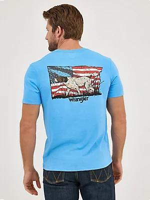 Men's Wrangler Back Graphic T-Shirt in Jet Product Image