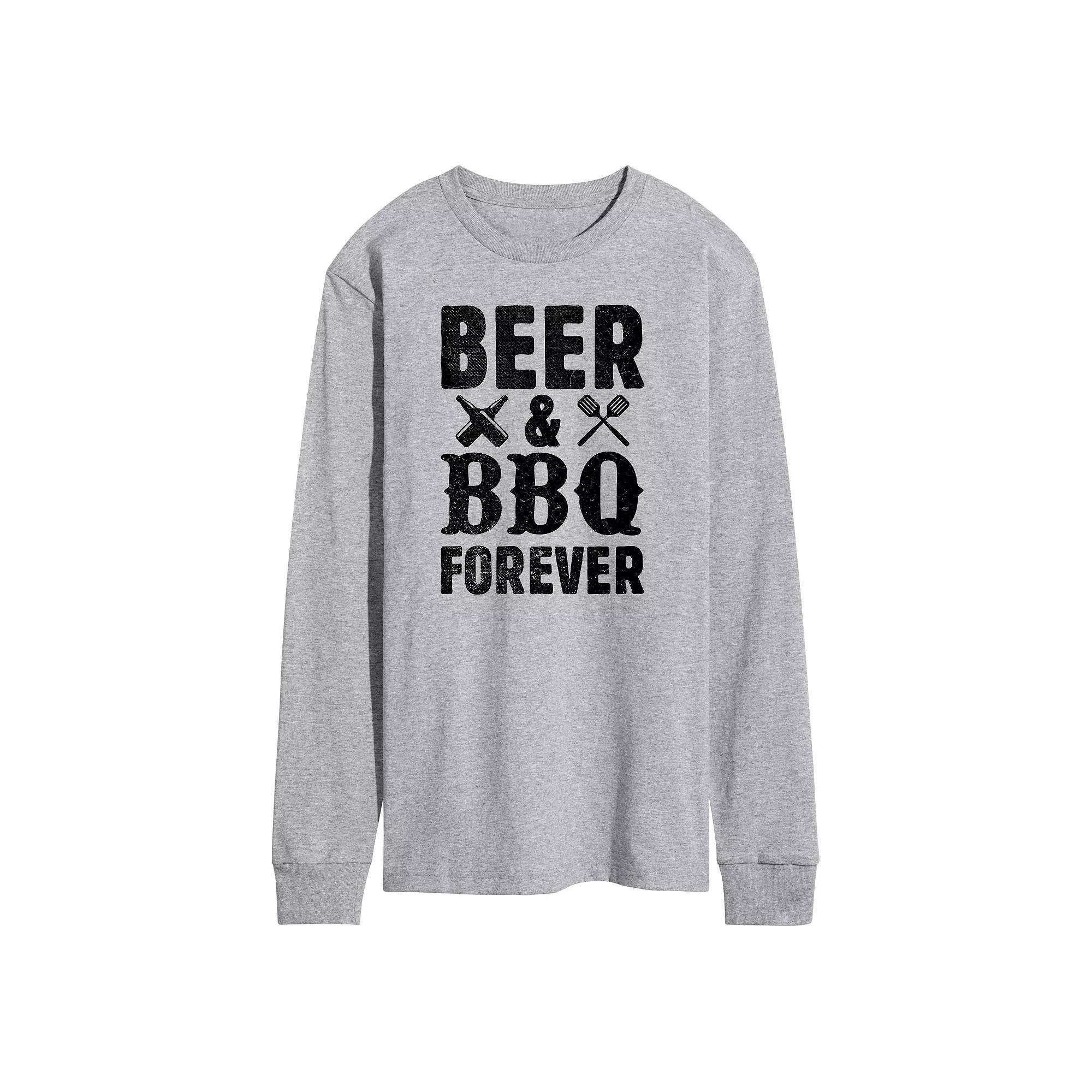 Mens Beer & BBQ Forever Graphic Tee Product Image