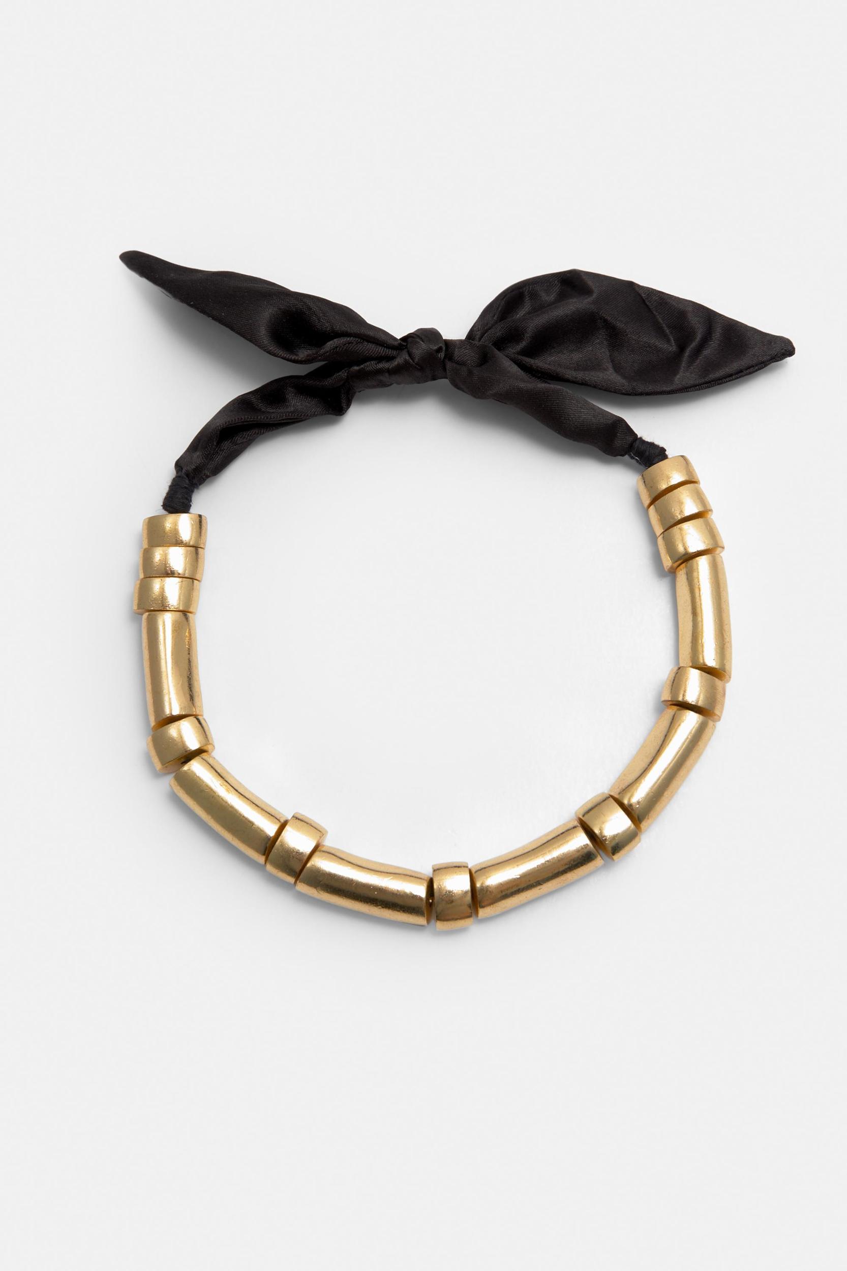 Contrast gold-toned necklace Product Image