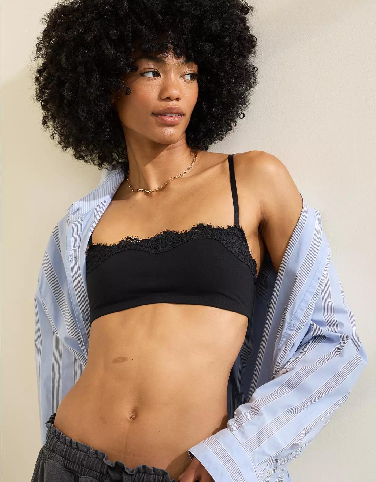 Superchill Cotton Lace Bralette Product Image