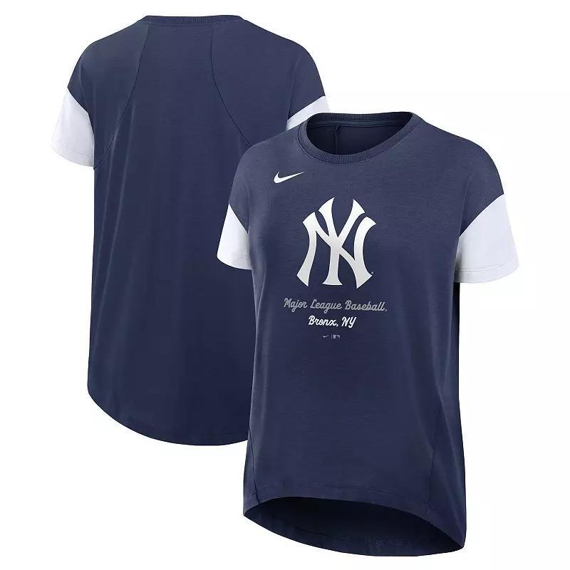 New York Yankees Flowy Womenâs Nike Women's Dri-FIT MLB T-Shirt Product Image