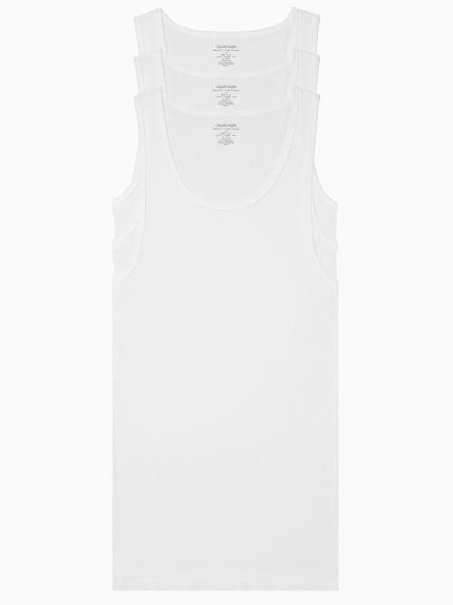 Men's Calvin Klein 3-pack Tank Top, Size: Large, White Product Image