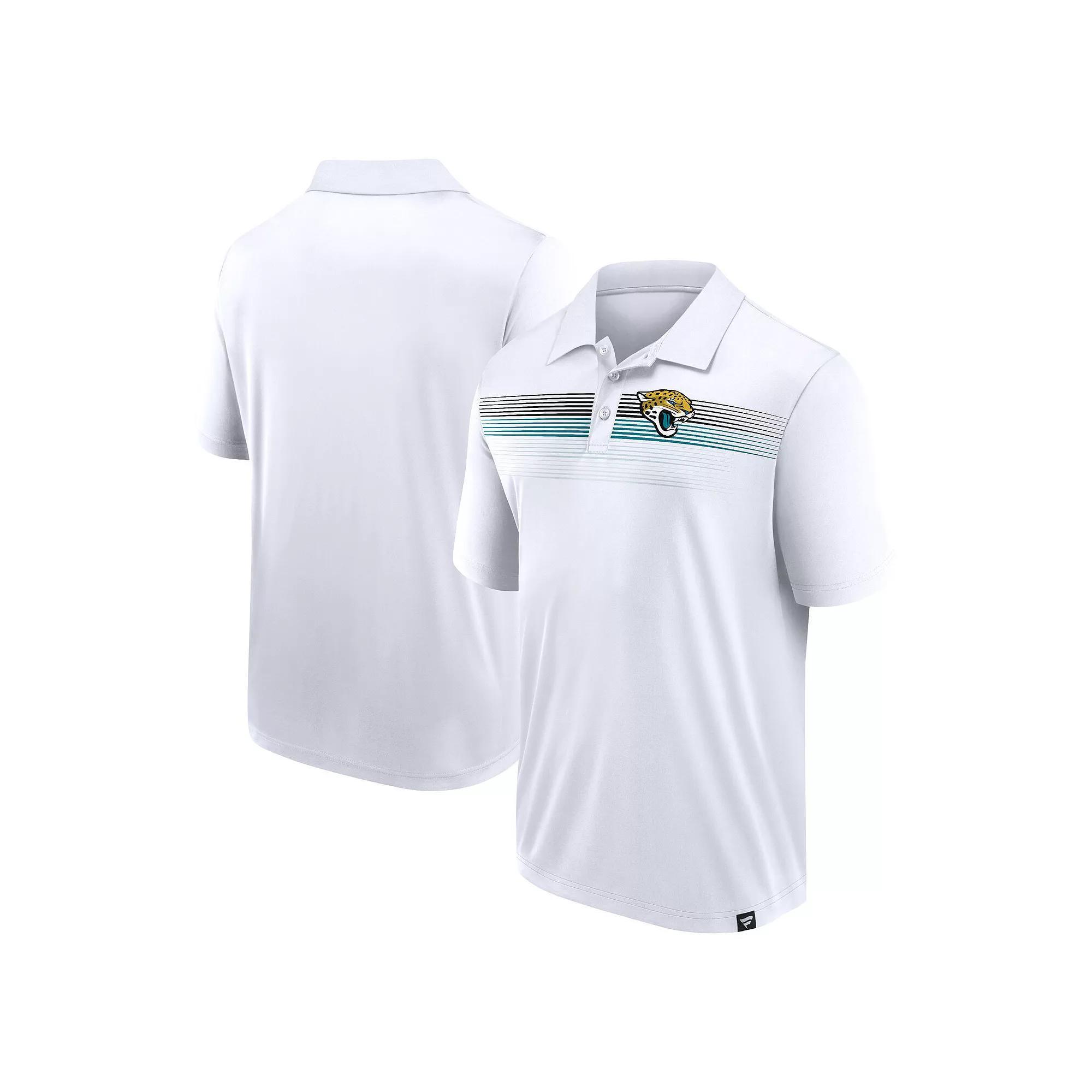 Men's Fanatics White Jacksonville Jaguars Big & Tall Sublimated Polo, Size: 3XB Product Image