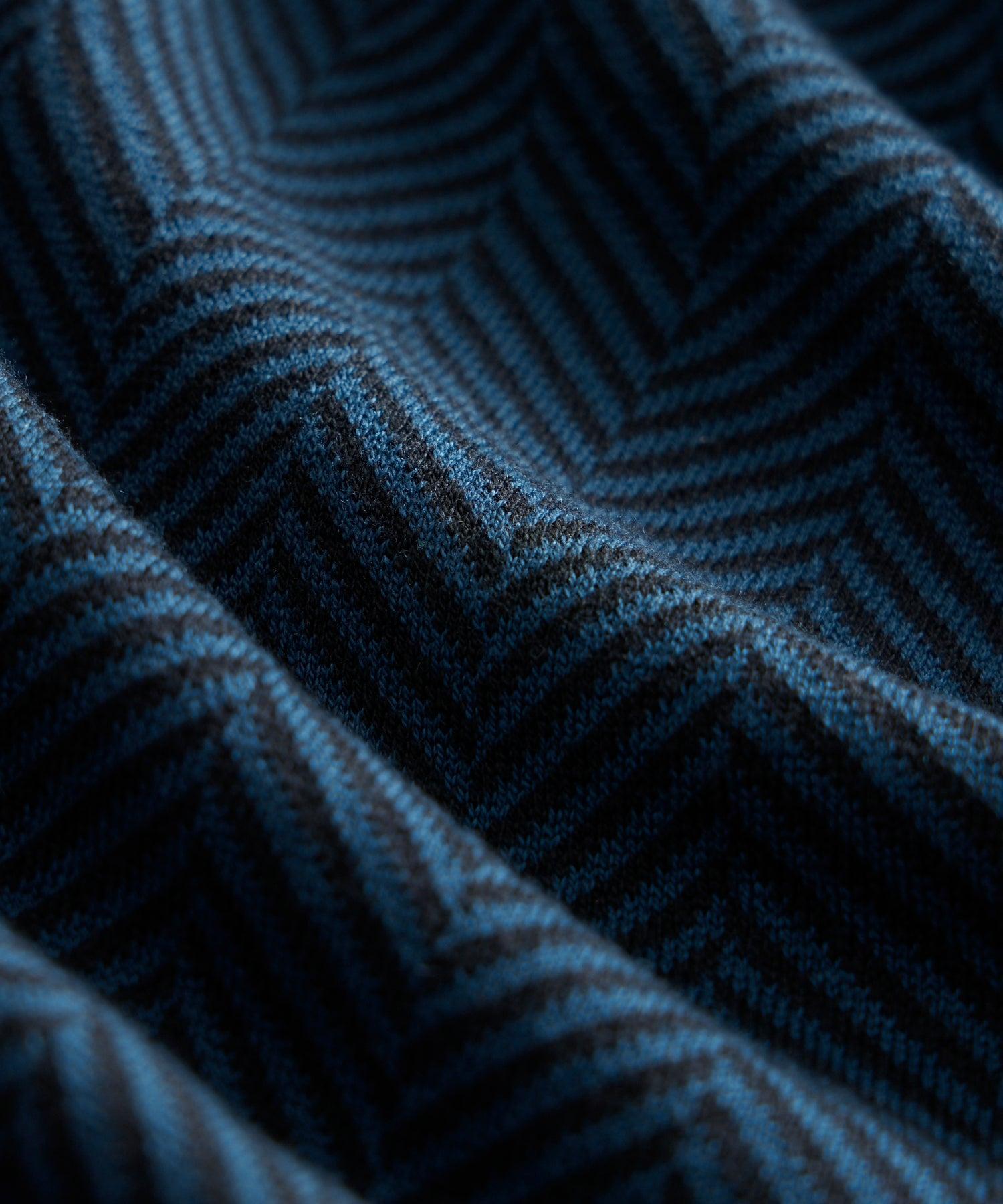 Herringbone Silk-Cotton Montauk Sweater Polo Product Image