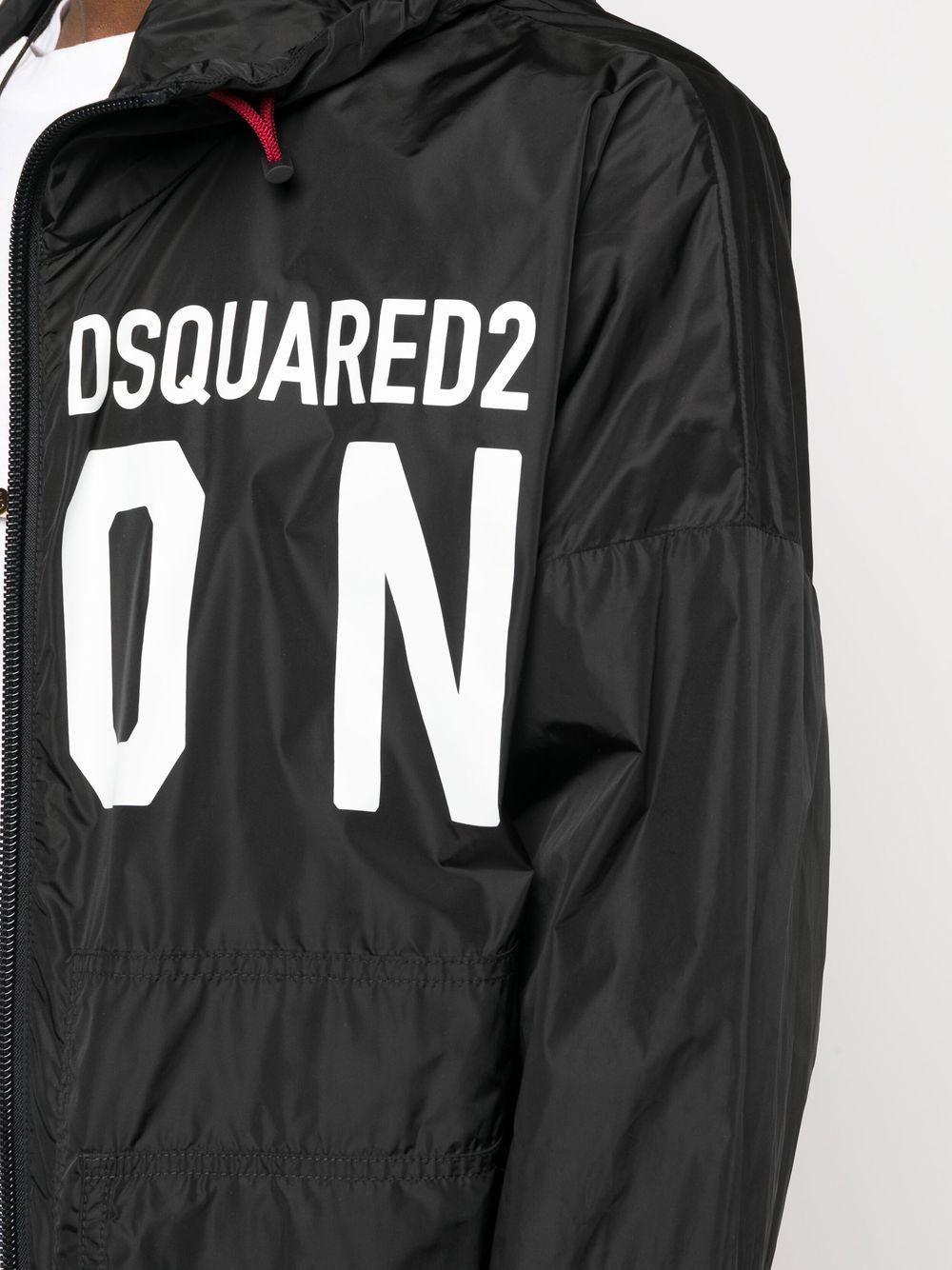Icon colour-block logo-print jacket Product Image