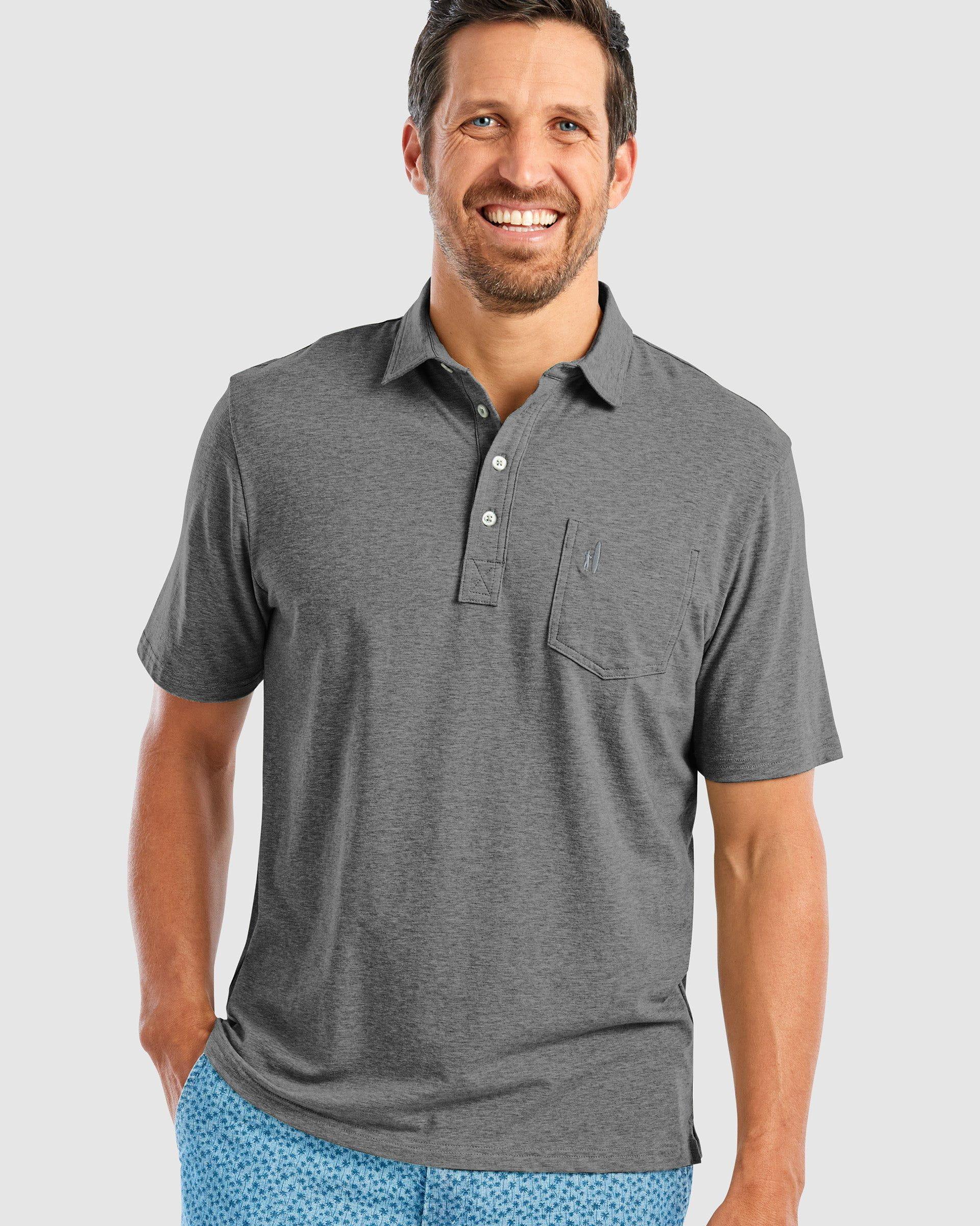 GS- TEST -  Heathered Original Polo Product Image