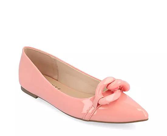 Journee Collection Womens Clareene Flat Product Image