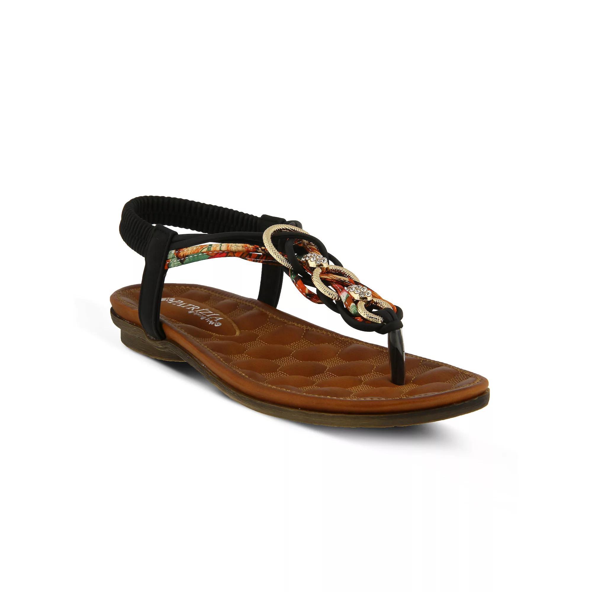 Patrizia Gadelina Women's T-Strap Sandals, Size: 39, Blue Team Product Image