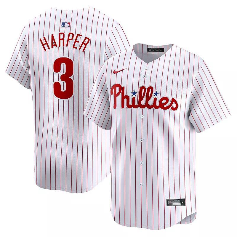 Men's Nike J.T. Realmuto White Philadelphia Phillies Home Limited Player Jersey, Size: Large Product Image