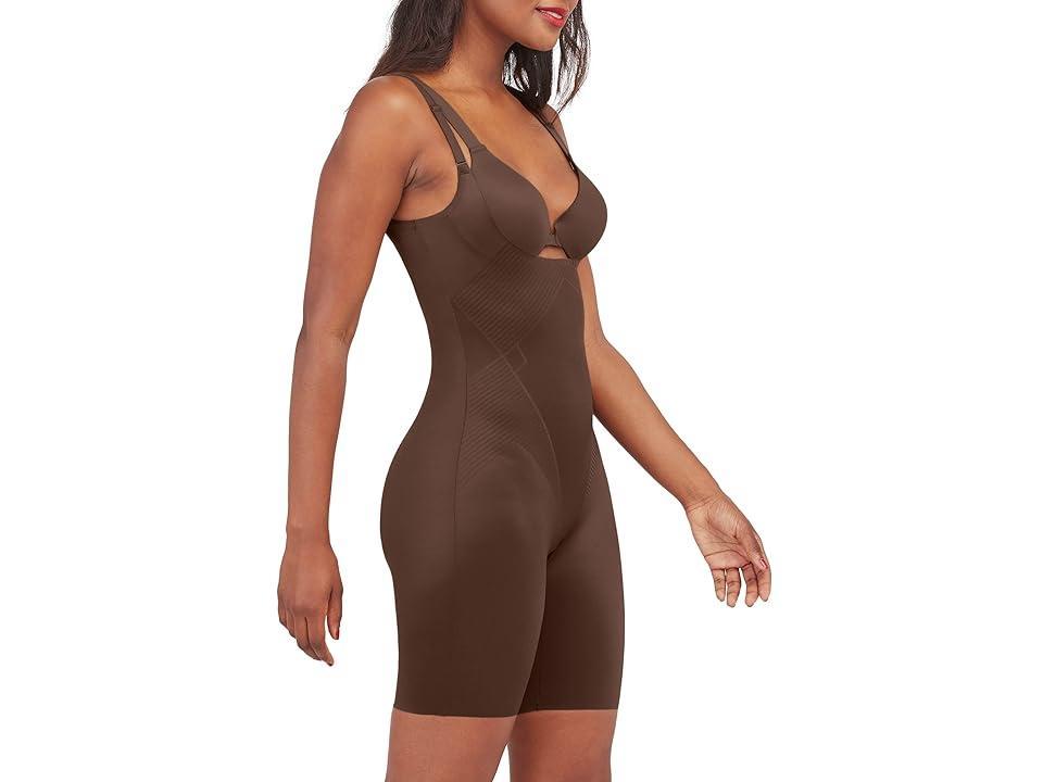 Spanx Thinstincts 2.0 Open Bust Mid Thigh Bodysuit Product Image
