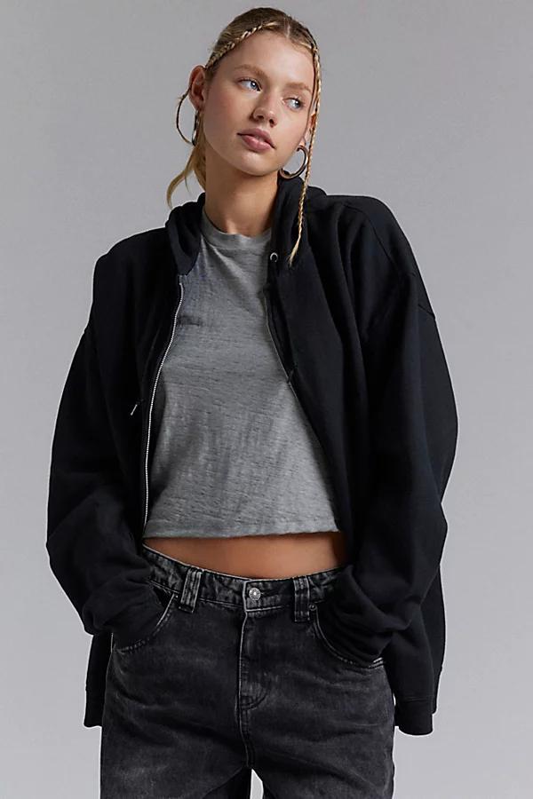Urban Renewal Vintage Zip-Up Hoodie Sweatshirt Womens at Urban Outfitters Product Image