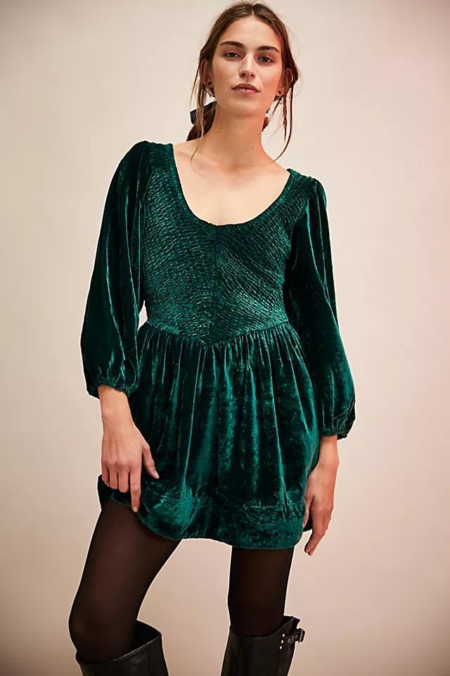 Farrier Velvet Mini Dress Product Image